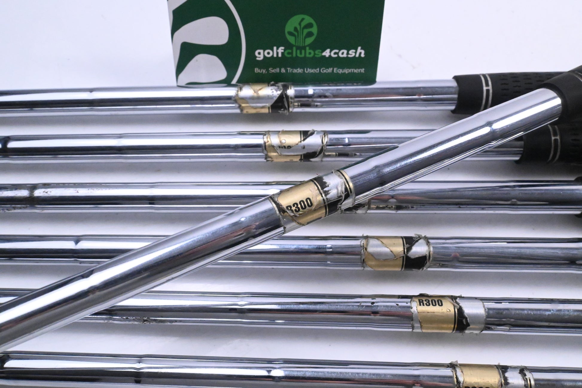 Mizuno MP-37 Irons / 2-PW / Regular Flex Dynamic Gold R300 Shafts / No 9 Iron