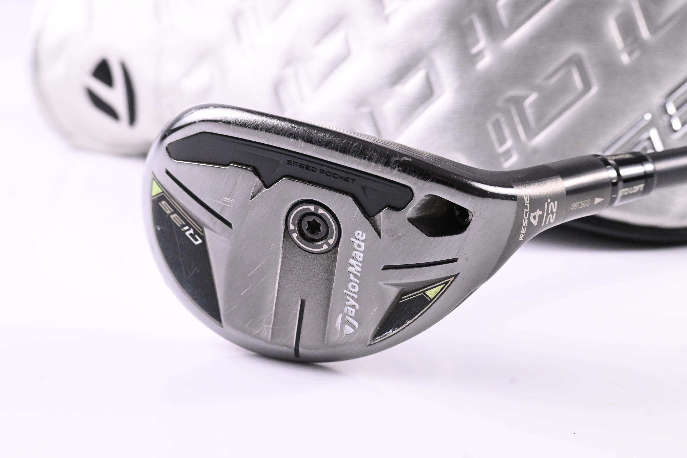 Taylormade Qi35 #4 Hybrid / 22 Degree / Regular Flex Ventus Blue 6 Shaft
