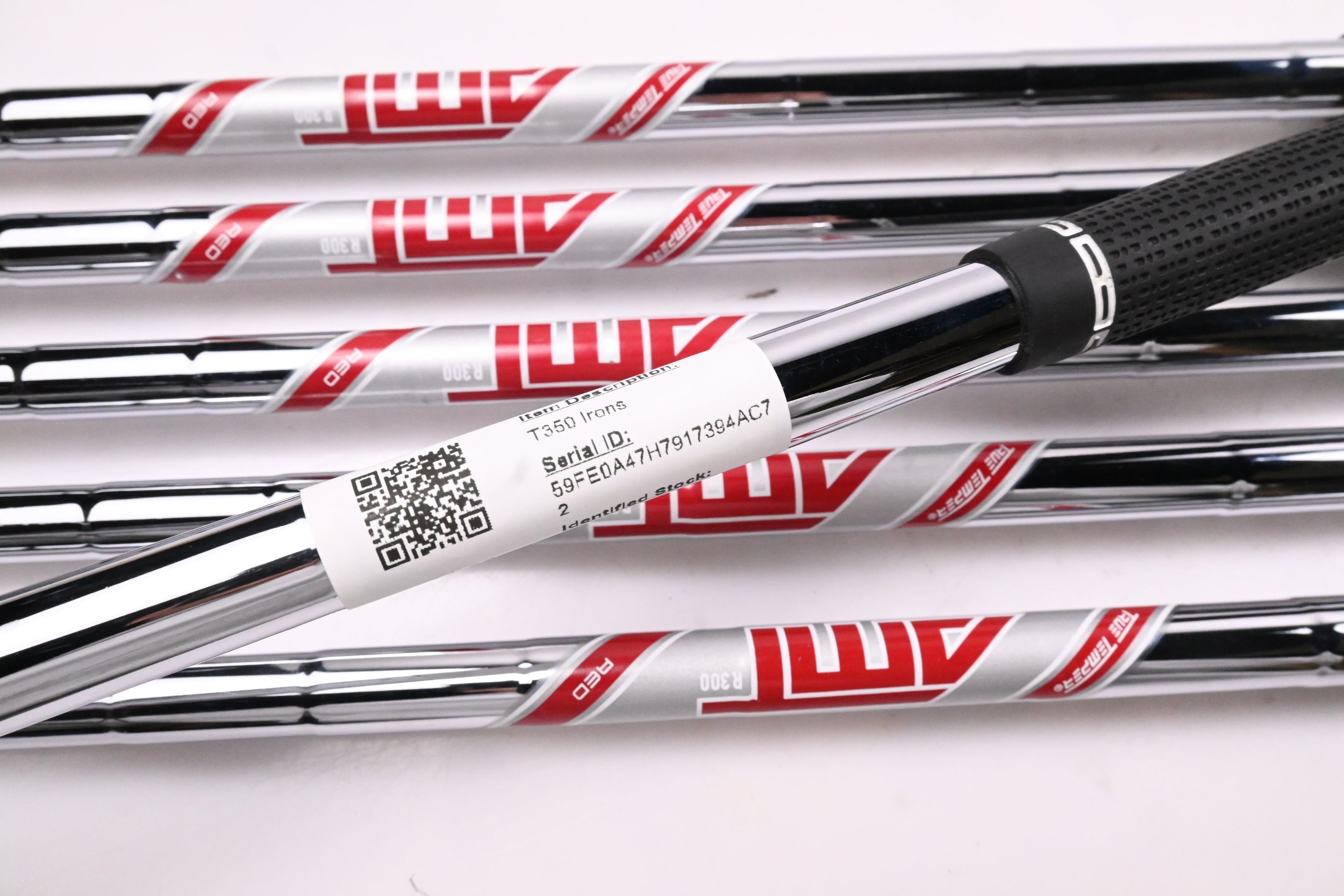 Titleist T350 Irons / 4-9i / Regular Flex AMT Red R300 Shafts