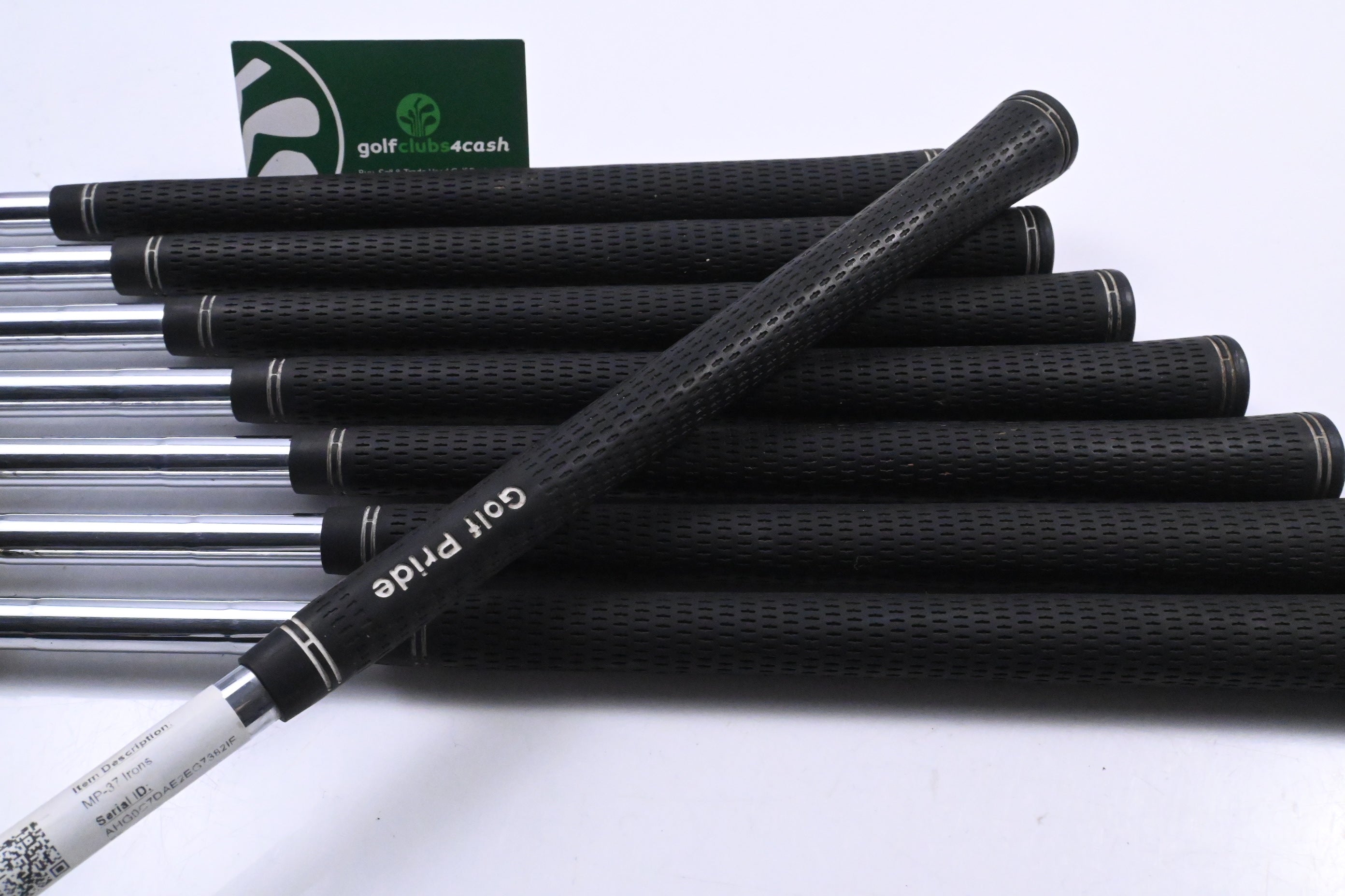 Mizuno MP-37 Irons / 2-PW / Regular Flex Dynamic Gold R300 Shafts / No 9 Iron