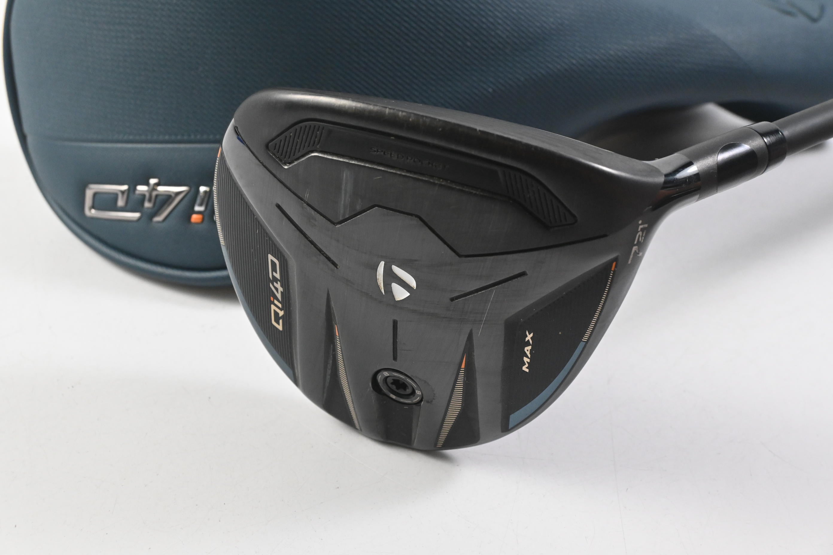 Taylormade Qi4D Max #7 Wood / 21 Degree / Stiff Flex REAX By KBS White 65 Shaft