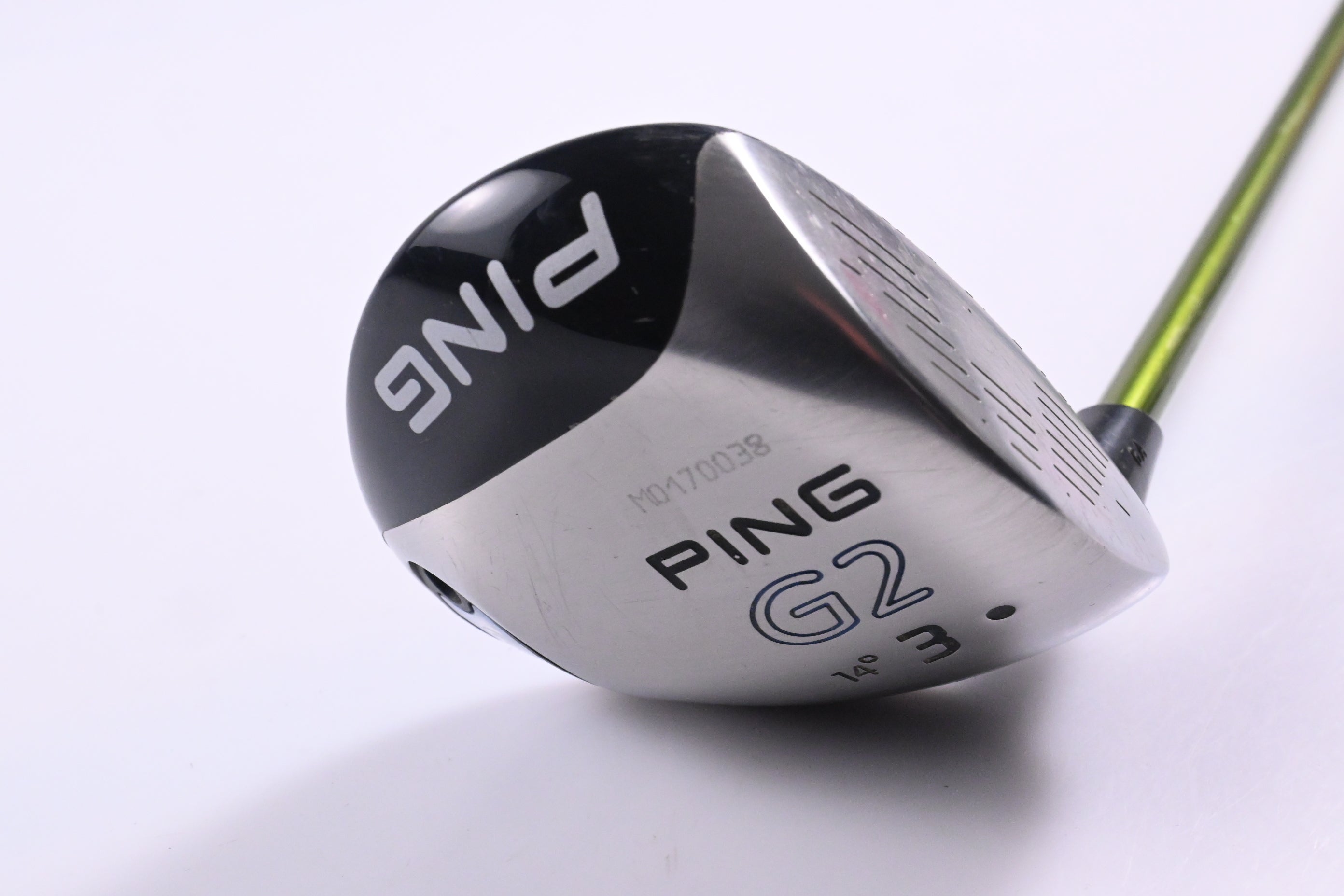 Ping G2 #3 Wood / 14 Degree / Regular Flex Aldila NV Green 65 Shaft