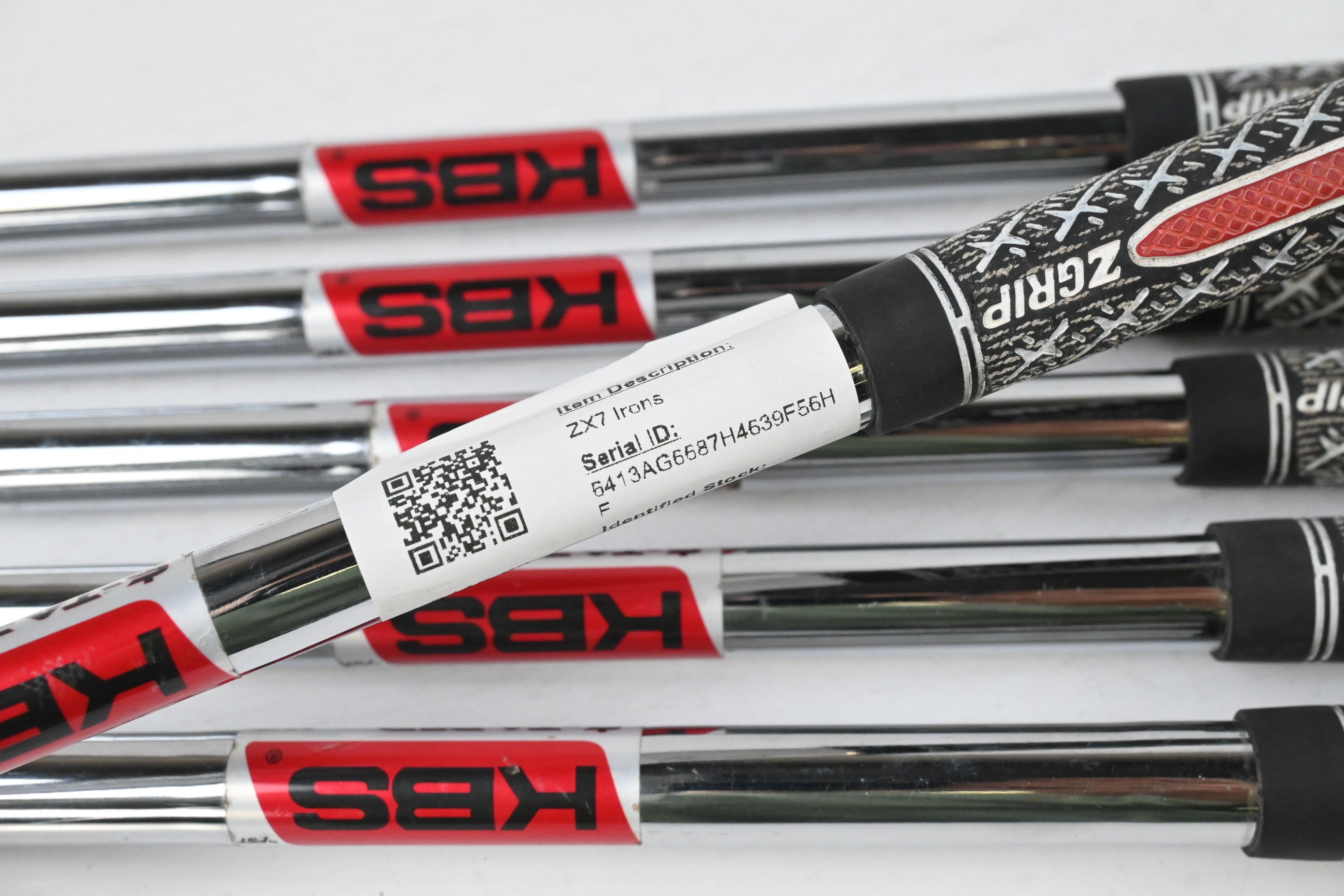 Srixon ZX7 Irons / 5-PW / Regular Flex KBS S-Taper 110 Shafts
