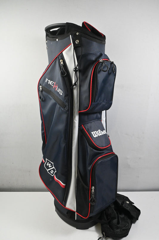 Wilson Nexus Cart Bag / 14-Way Divider / Navy, White & Red