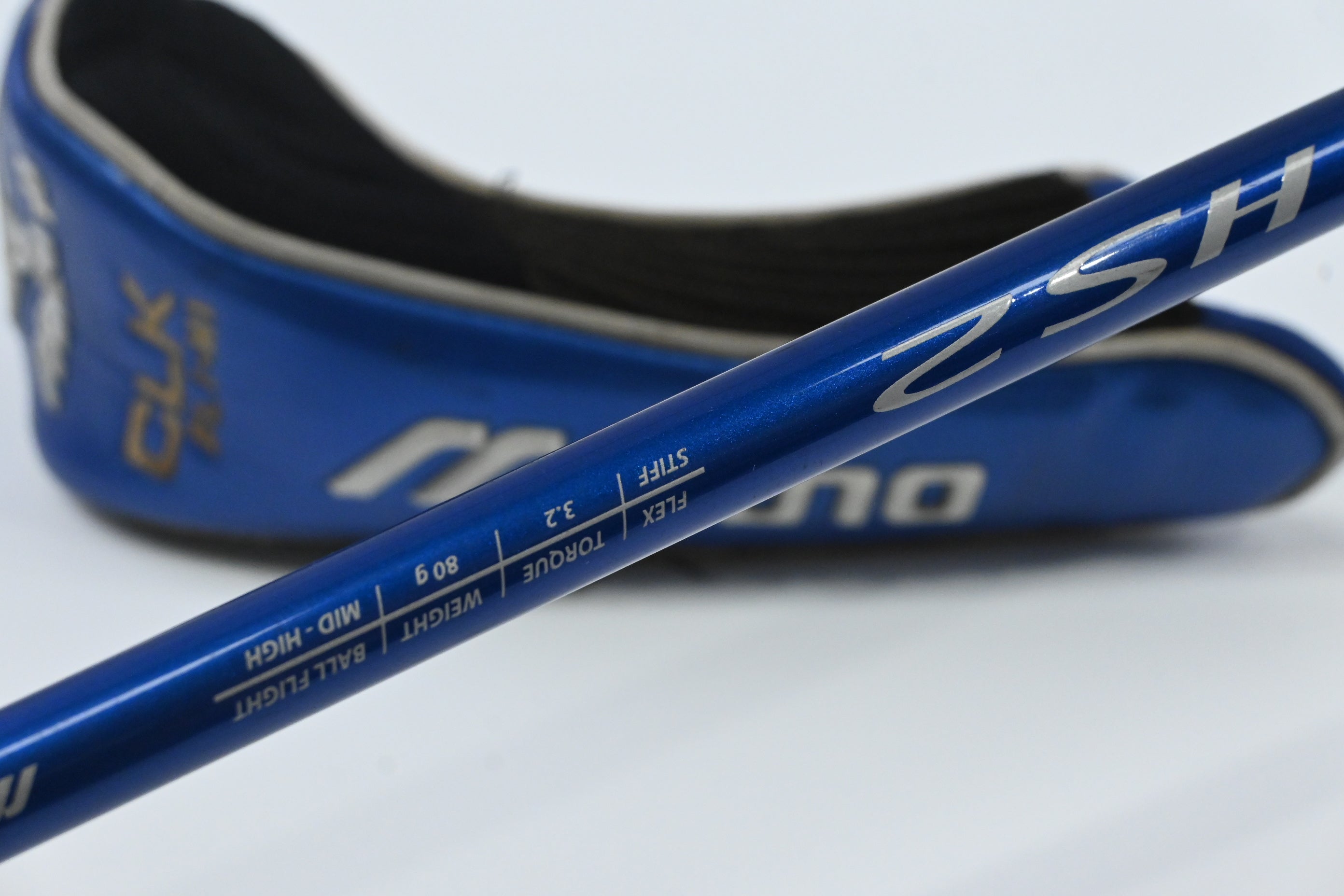 Mizuno CLK Fli-Hi #2 Hybrid / 17 Degree / Stiff Flex Mizuno Exsar HS2 80 Shaft