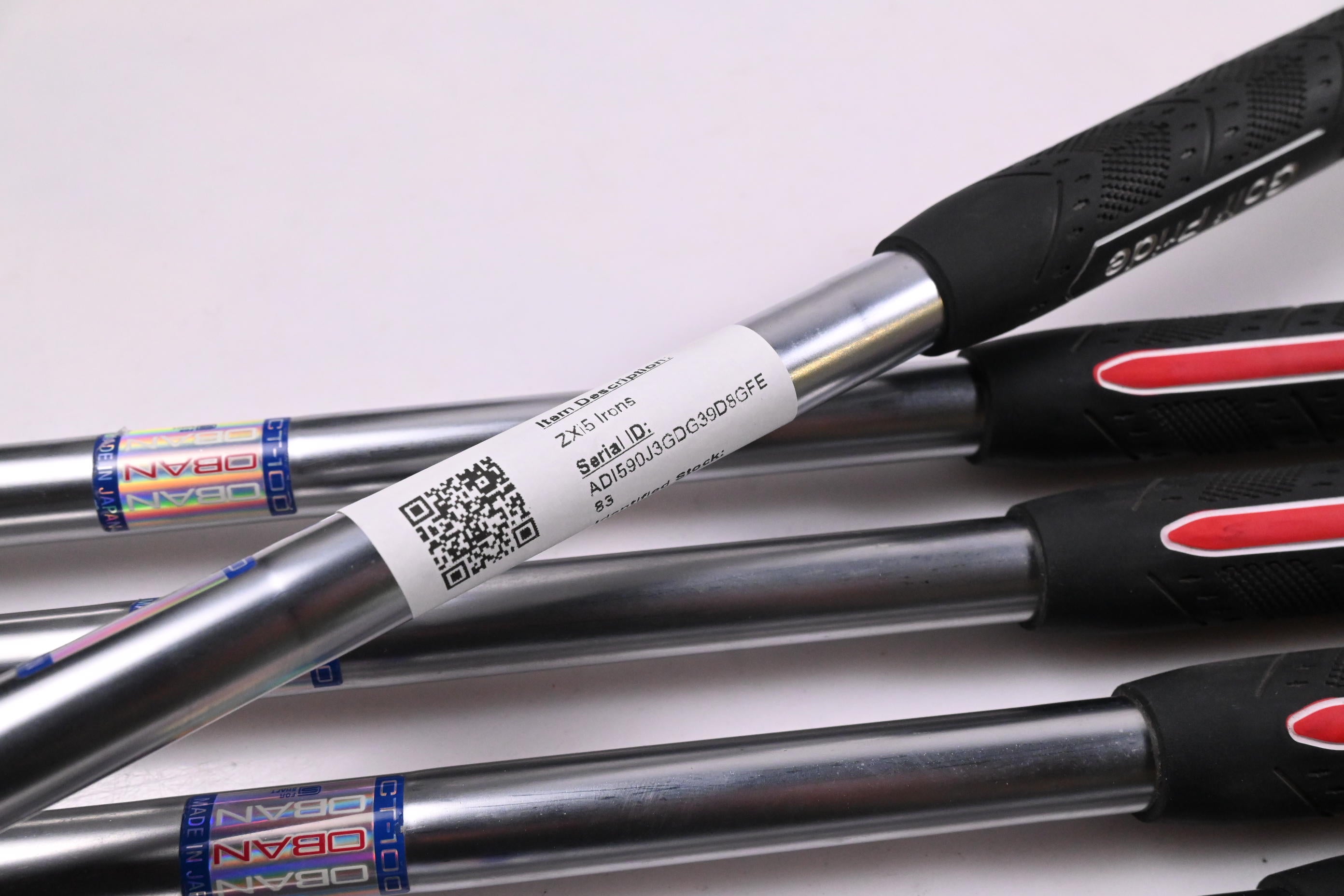 Srixon ZXi5 Irons / 5-PW / Stiff Flex Oban CT-100 Shafts