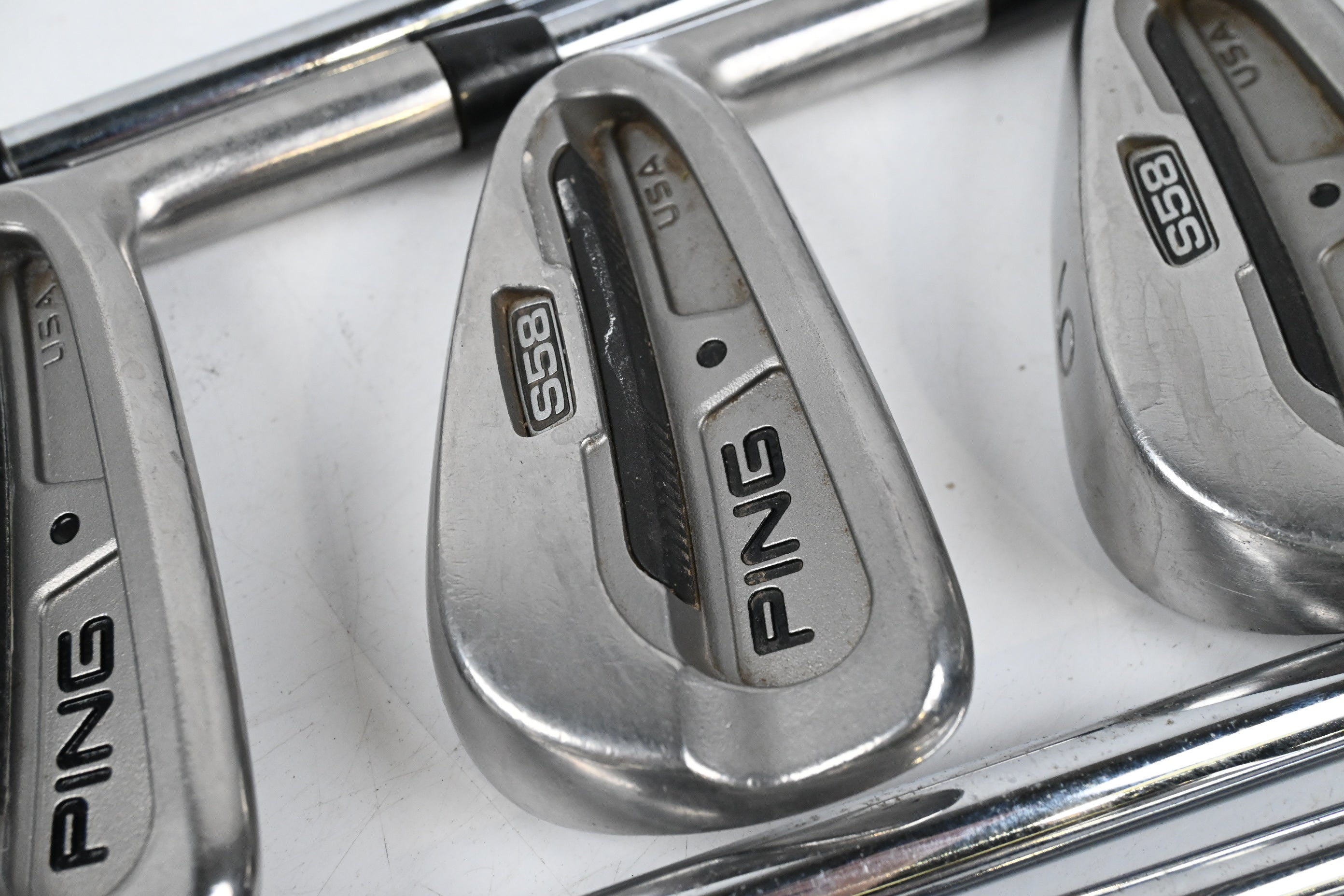 Ping S58 Irons / 3-PW / Black Dot / Stiff Flex Cushin JZ Shafts