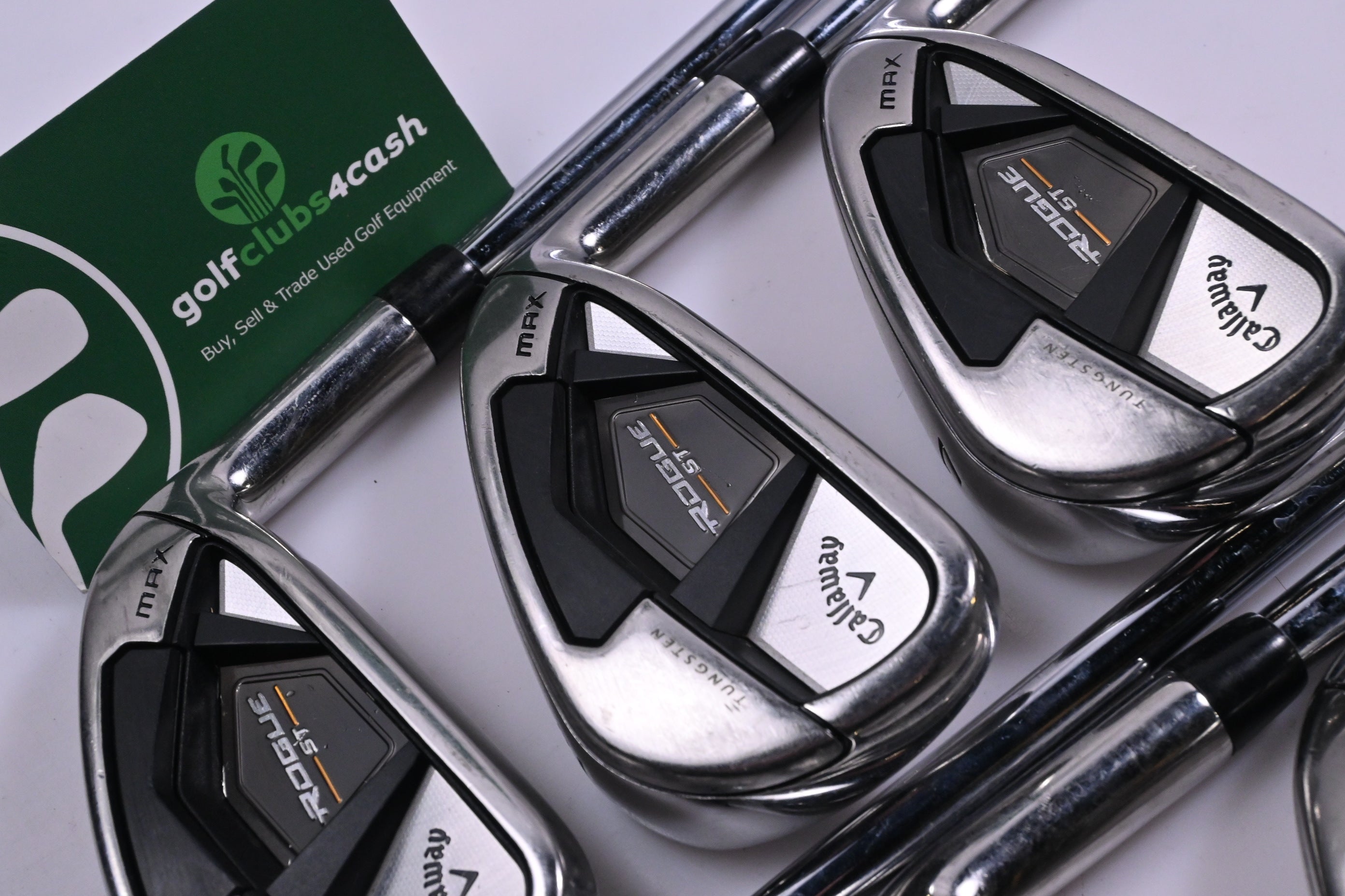 Callaway Rogue ST Max Irons / 5-PW+SW / Regular Flex Elevate MPH 85 Shafts