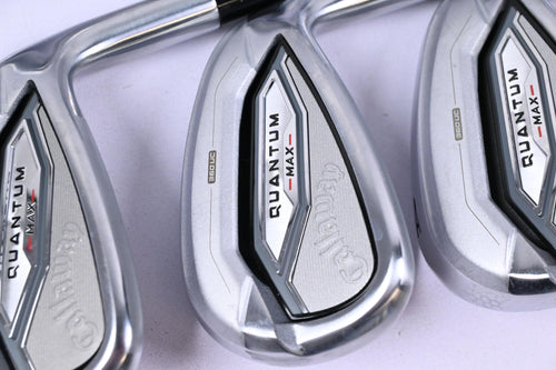 Callaway Quantum Max Irons / 5-PW+GW+SW / Regular Flex Elevate 85 Shafts