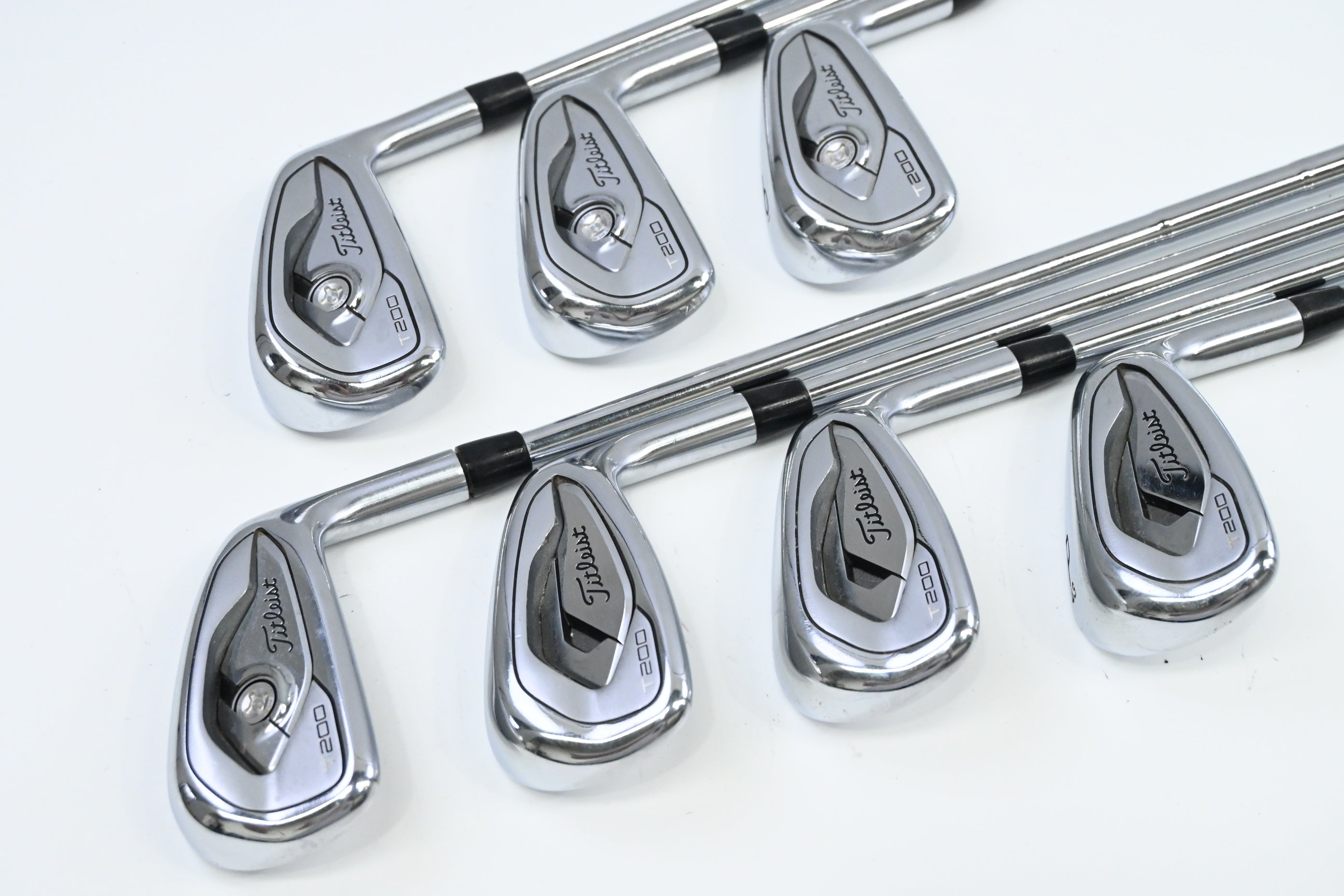 Titleist T200 2019 Irons / 4-PW / Stiff Flex AMT White S300 Shafts