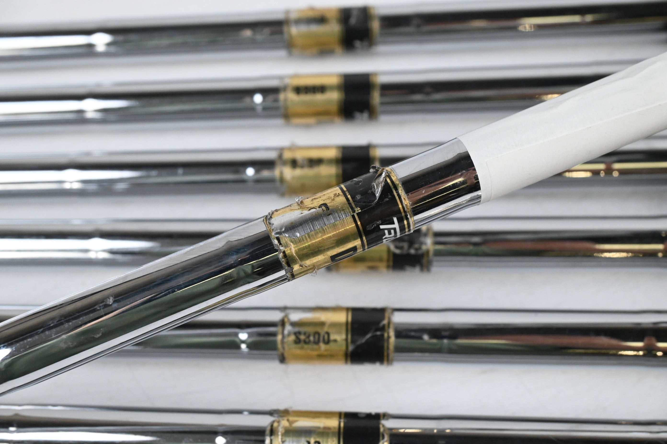 Mizuno MP-57 Irons / 3-PW / Stiff Flex Dynamic Gold S300 Shafts