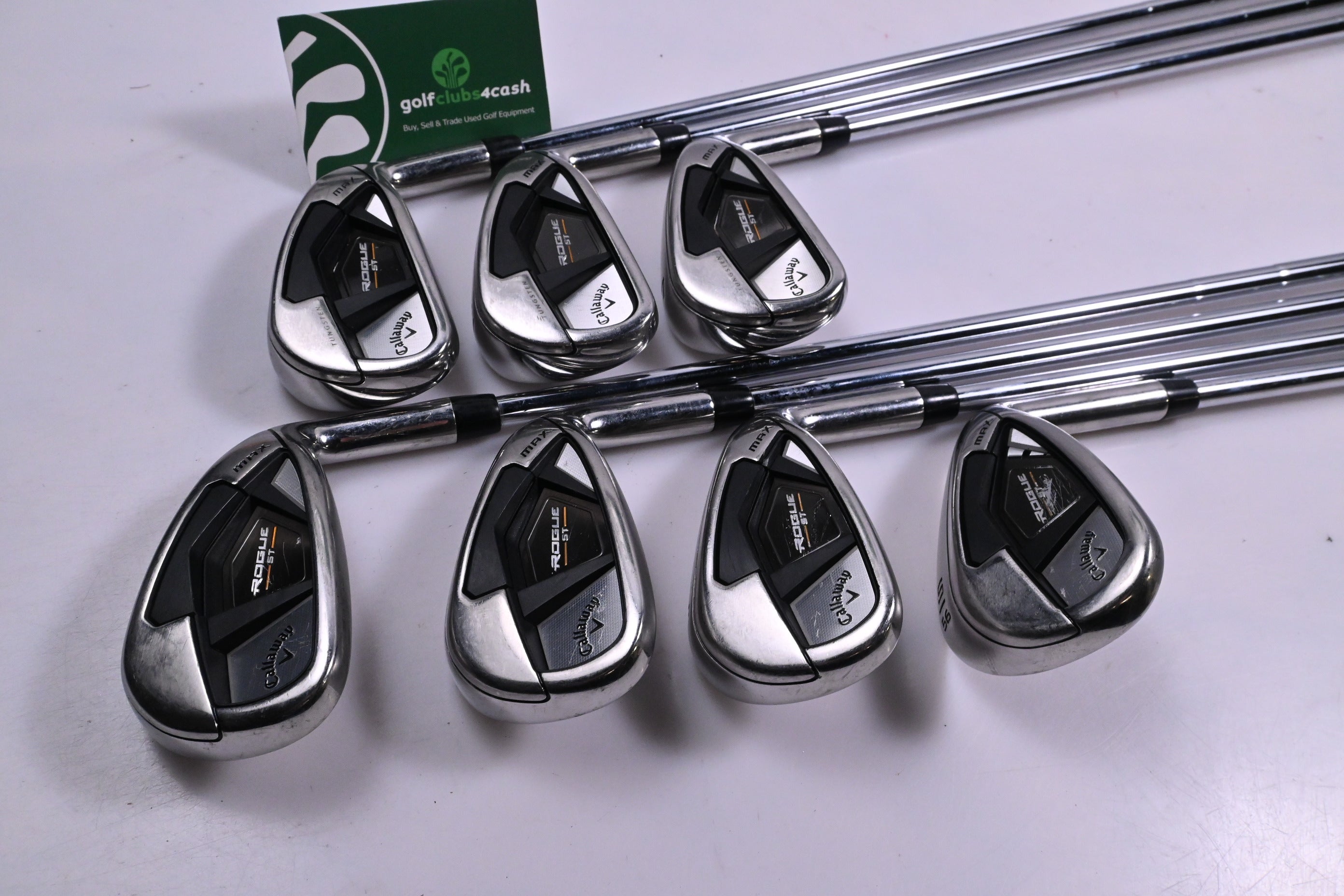 Callaway Rogue ST Max Irons / 5-PW+SW / Regular Flex Elevate MPH 85 Shafts