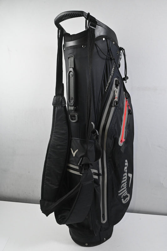 Callaway Hyper Dry C Stand Bag / 4-Way Divider / Black, Grey