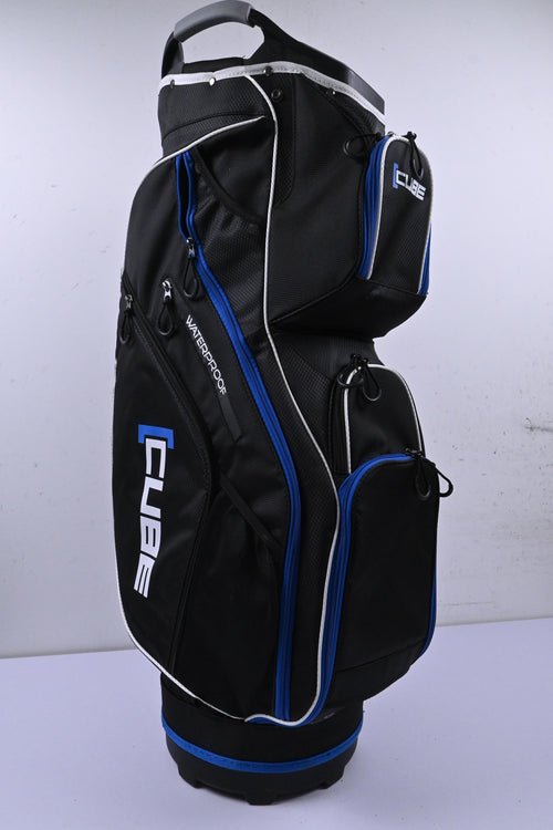 [Cube Cart Bag / 14-Way Divider / Black & Blue