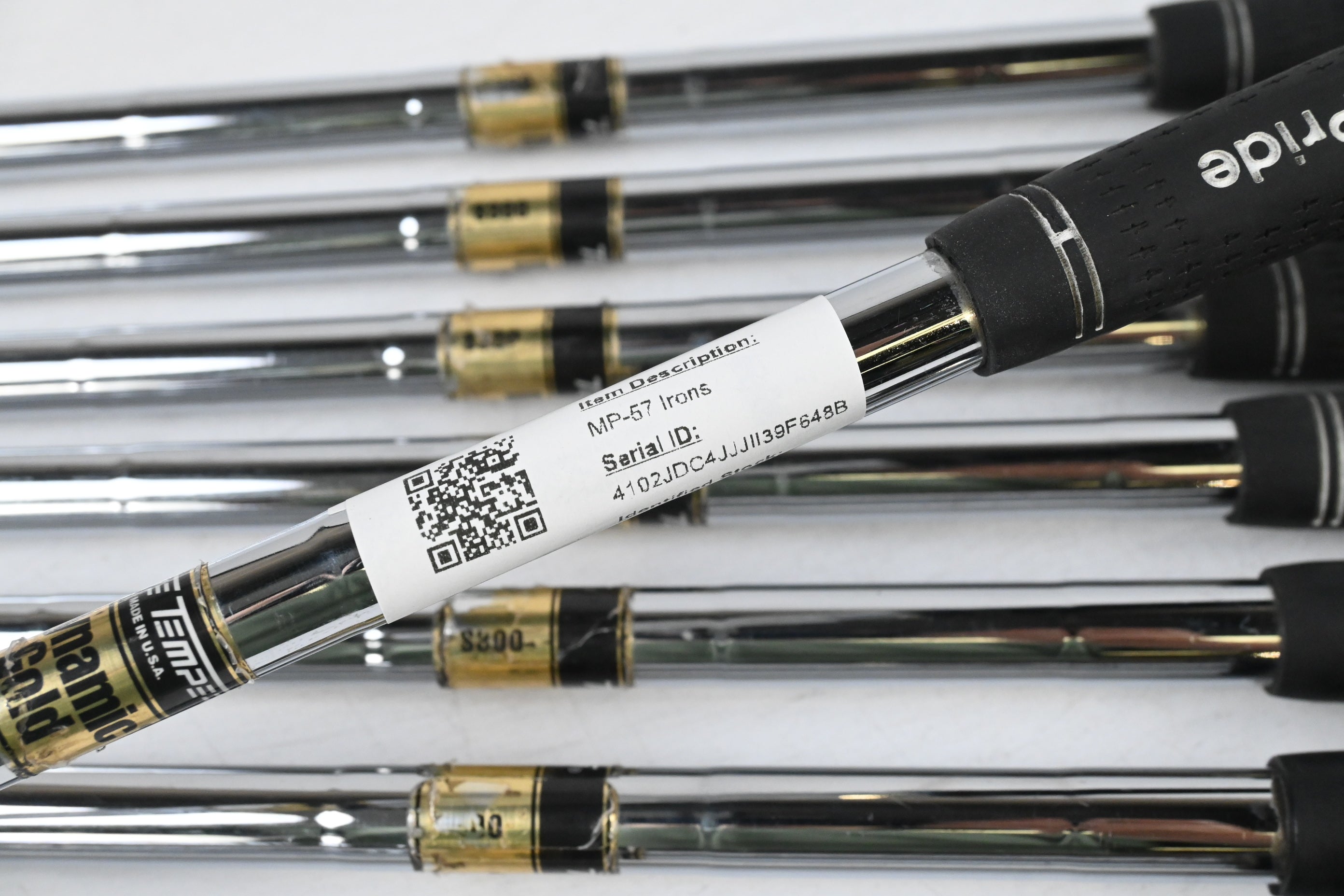 Mizuno MP-57 Irons / 3-PW / Stiff Flex Dynamic Gold S300 Shafts