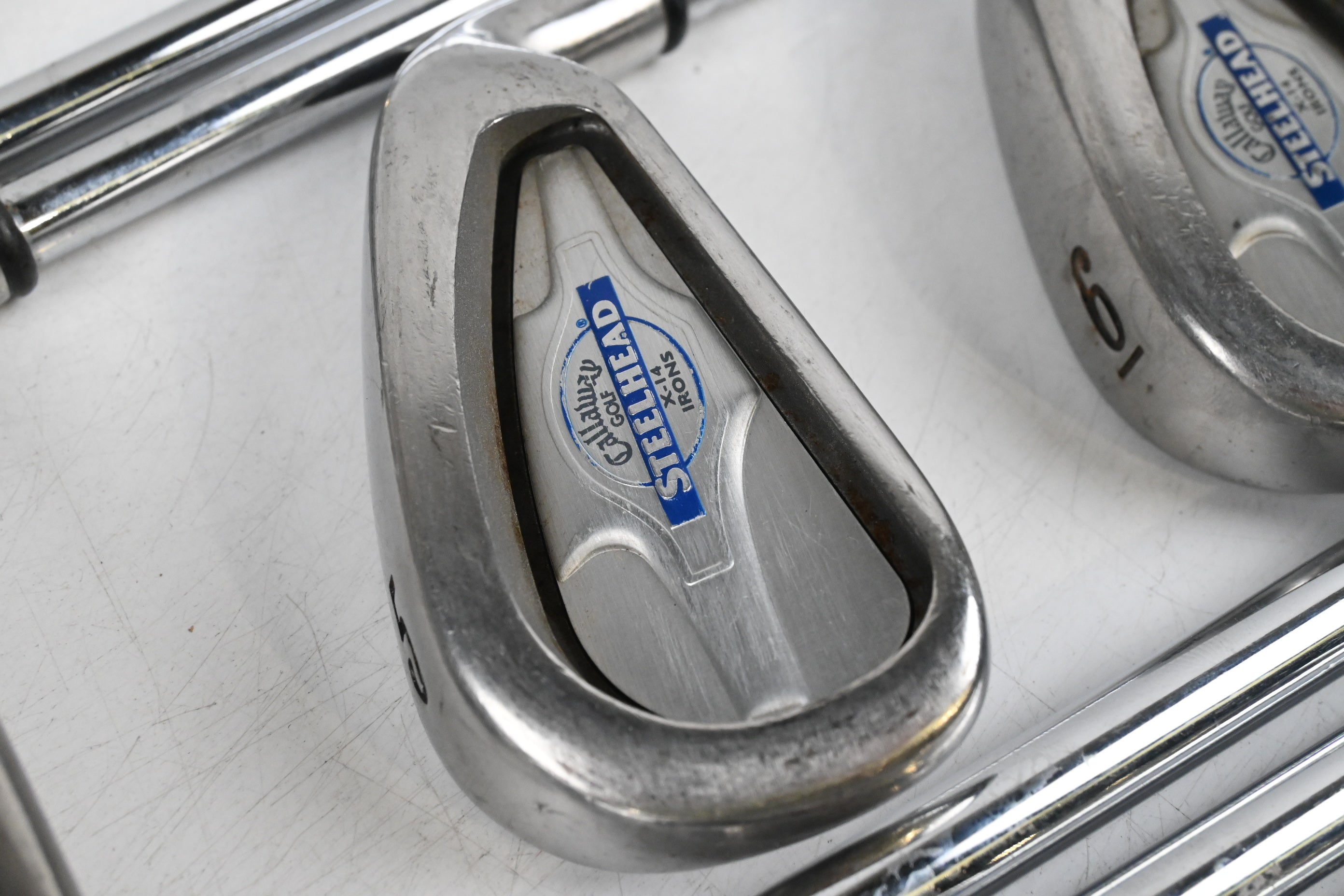 Callaway X-14 Irons / 3-PW+SW / Regular Flex Rifle FCM Shafts