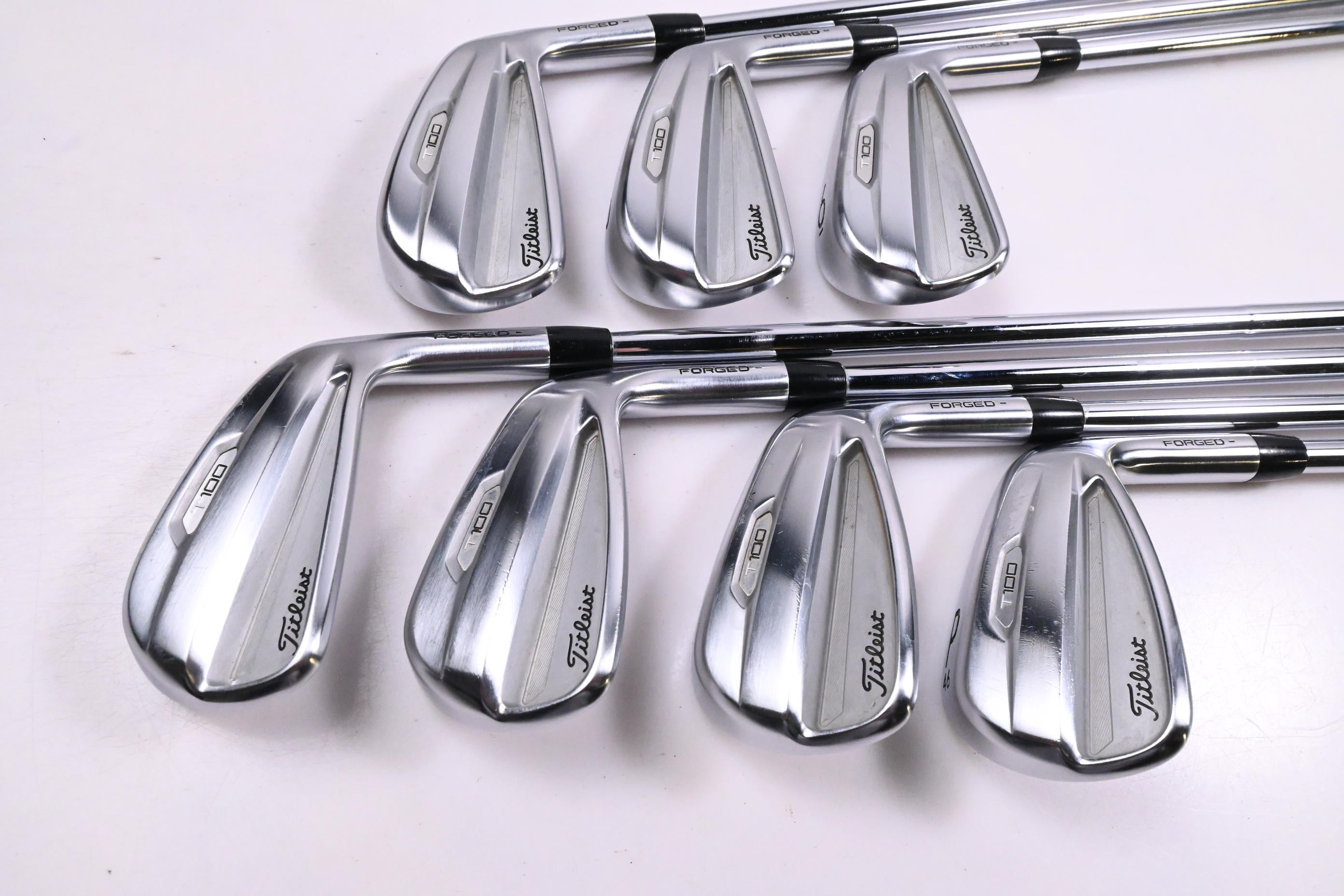 Titleist T100 2021 Irons / 4-PW / Stiff Flex AMT Tour White S300 Shafts