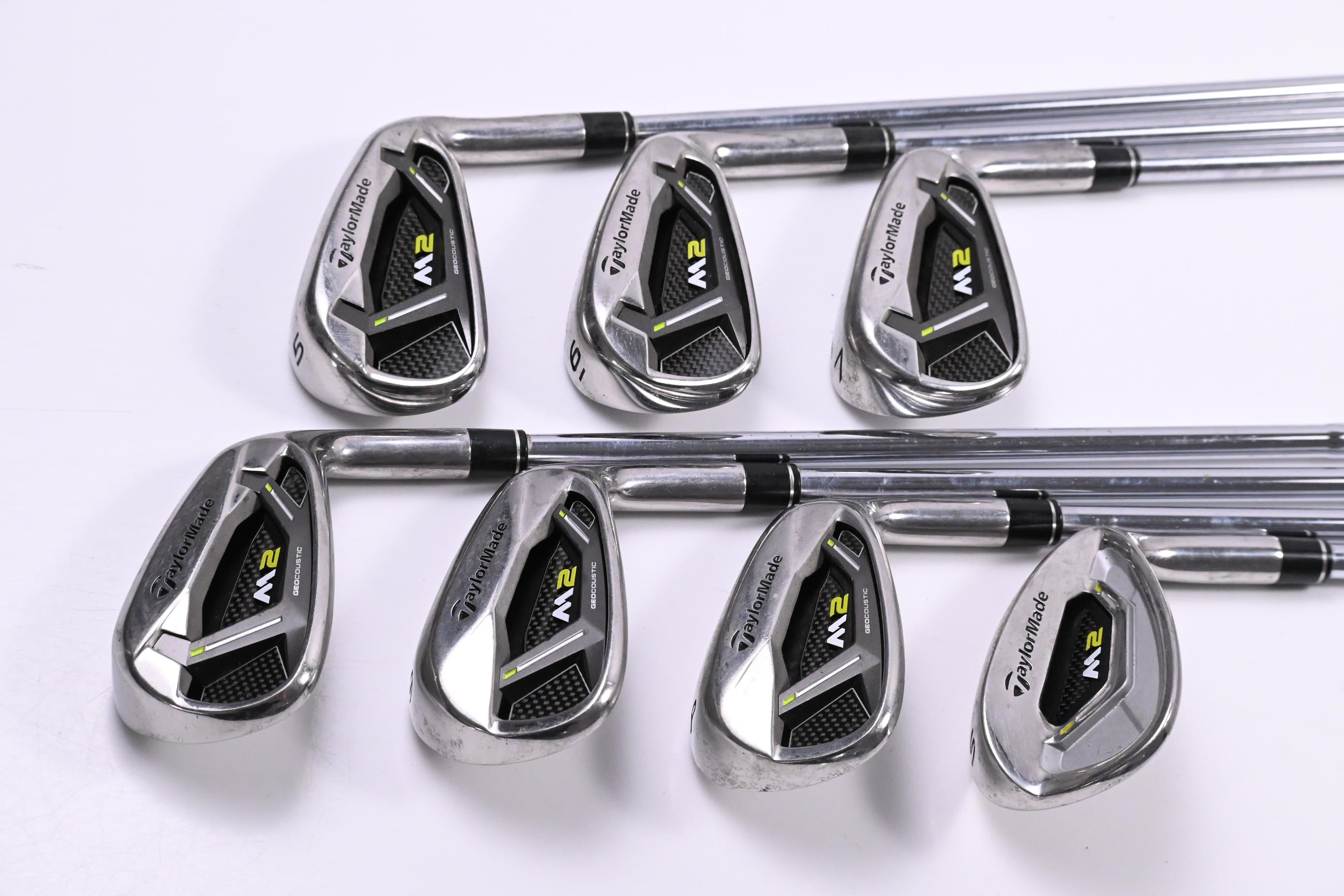 Taylormade M2 2019 Irons / 5-PW+SW / Regular Flex REAX Steel 88 Shafts