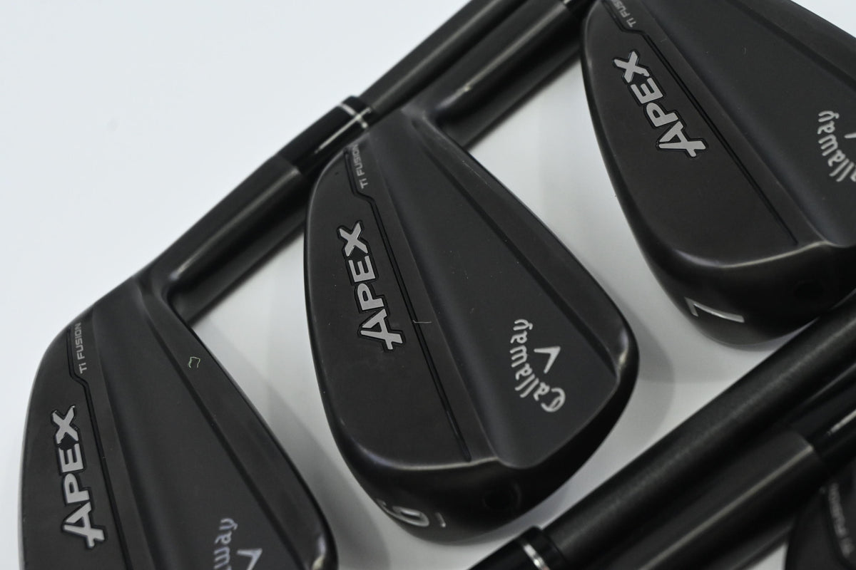 Callaway Apex Ti Fusion Irons / 5-PW+AW / Regular Flex Dynamic Gold 100 R300
