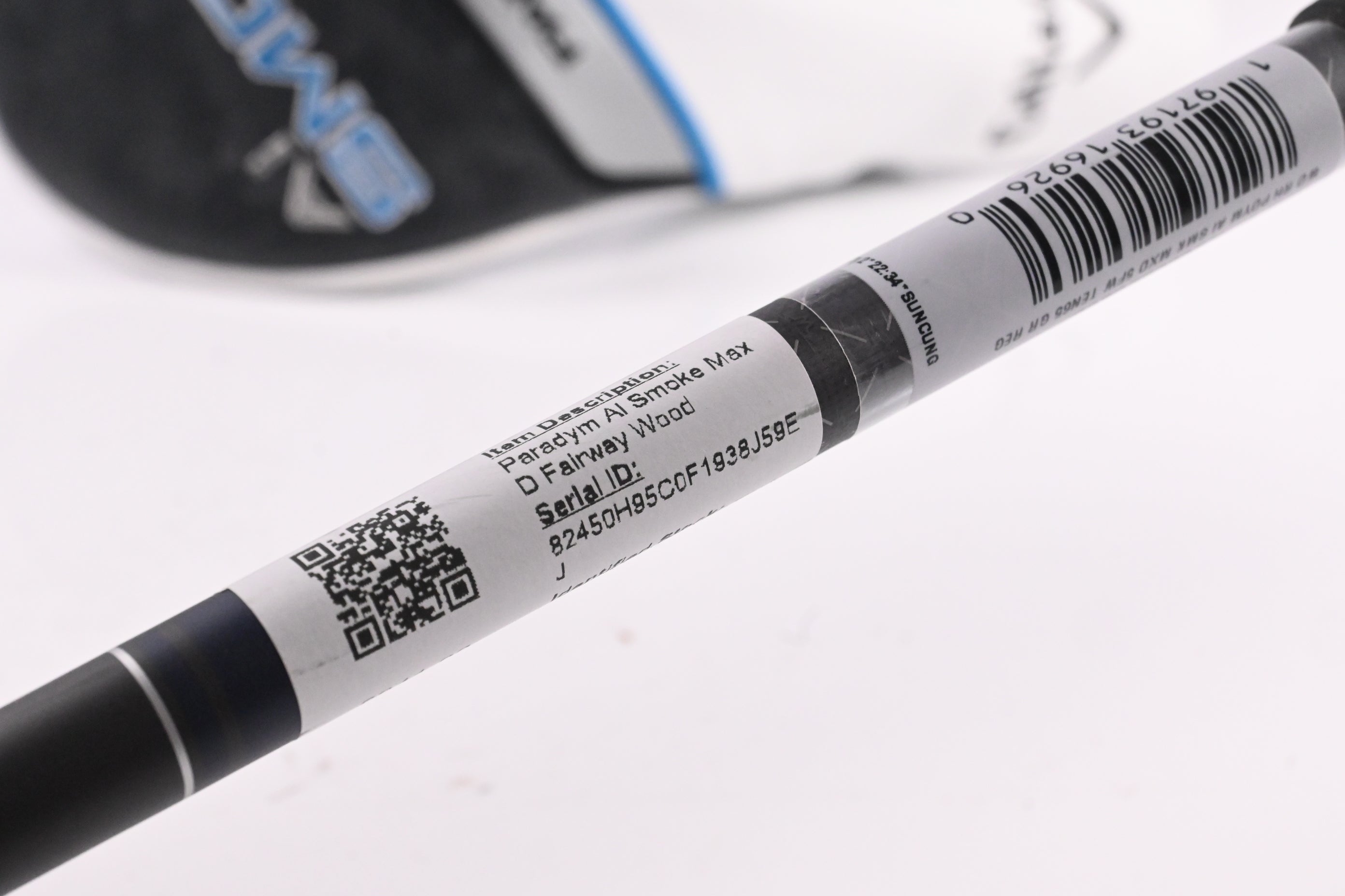 Callaway Paradym Ai Smoke Max D #5 Wood / 18 Degree / Regular Flex Tensei AV 65