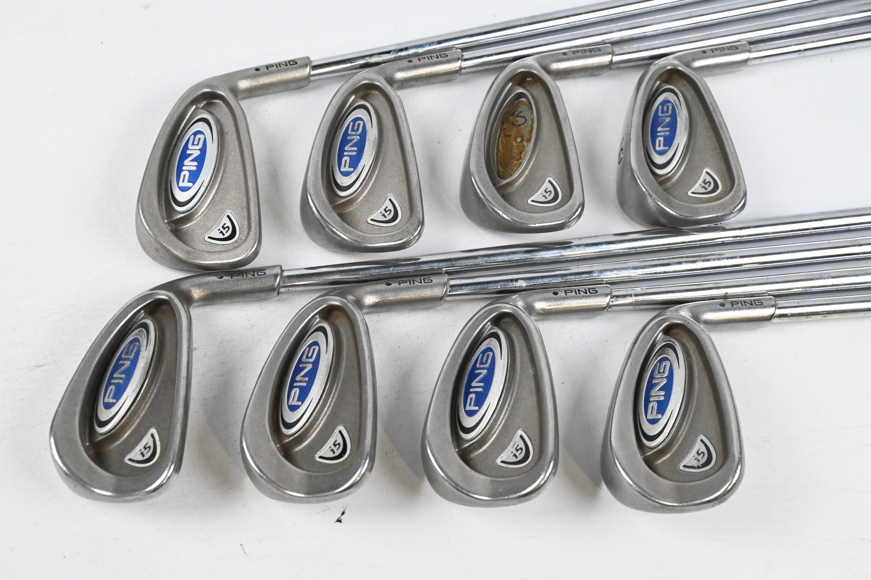 Ping i5 Irons / 3-PW / Black Dot / Stiff Flex Ping True Temper Shafts