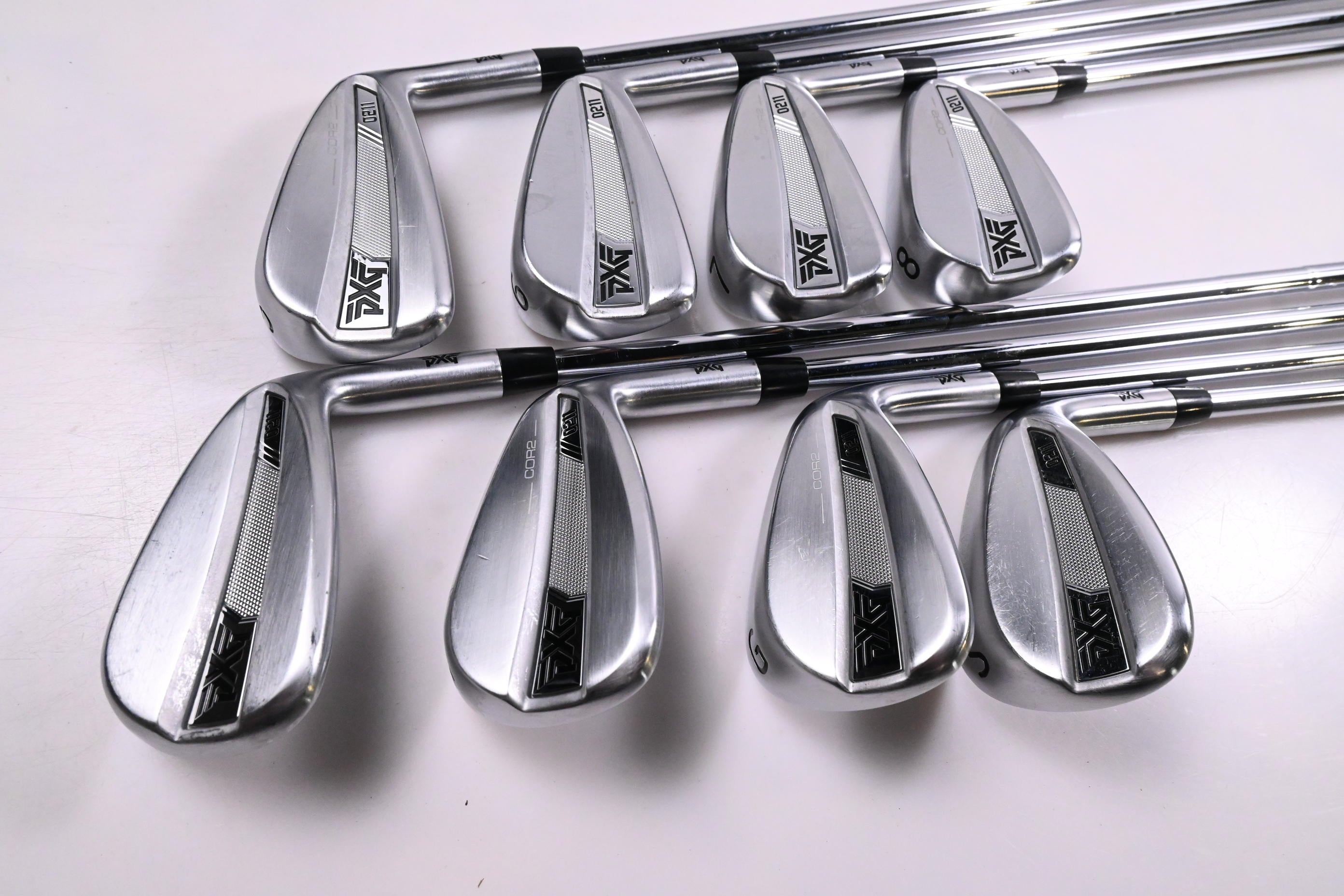 PXG 0211 Cor2 Irons / 5-PW+GW+SW / Regular Flex Elevate MPH 95 Shafts