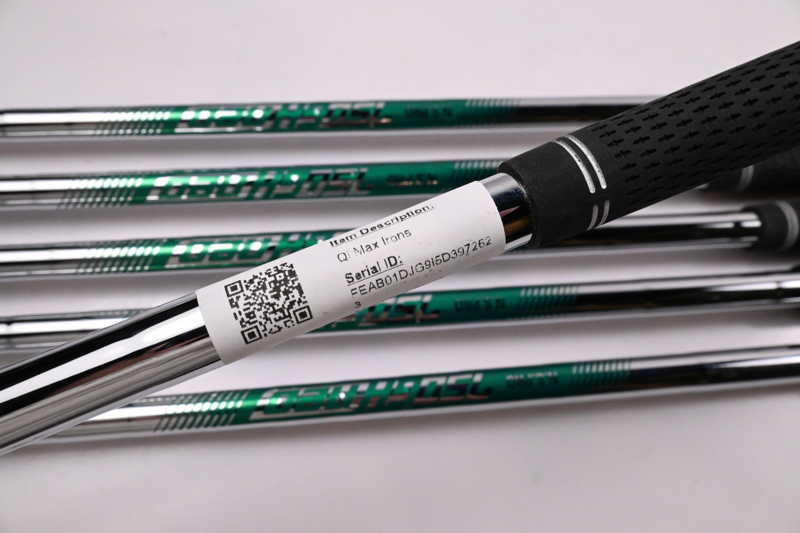 Taylormade Qi Max Irons / 6-PW+AW / Regular Flex N.S.Pro 750GH Neo Shafts
