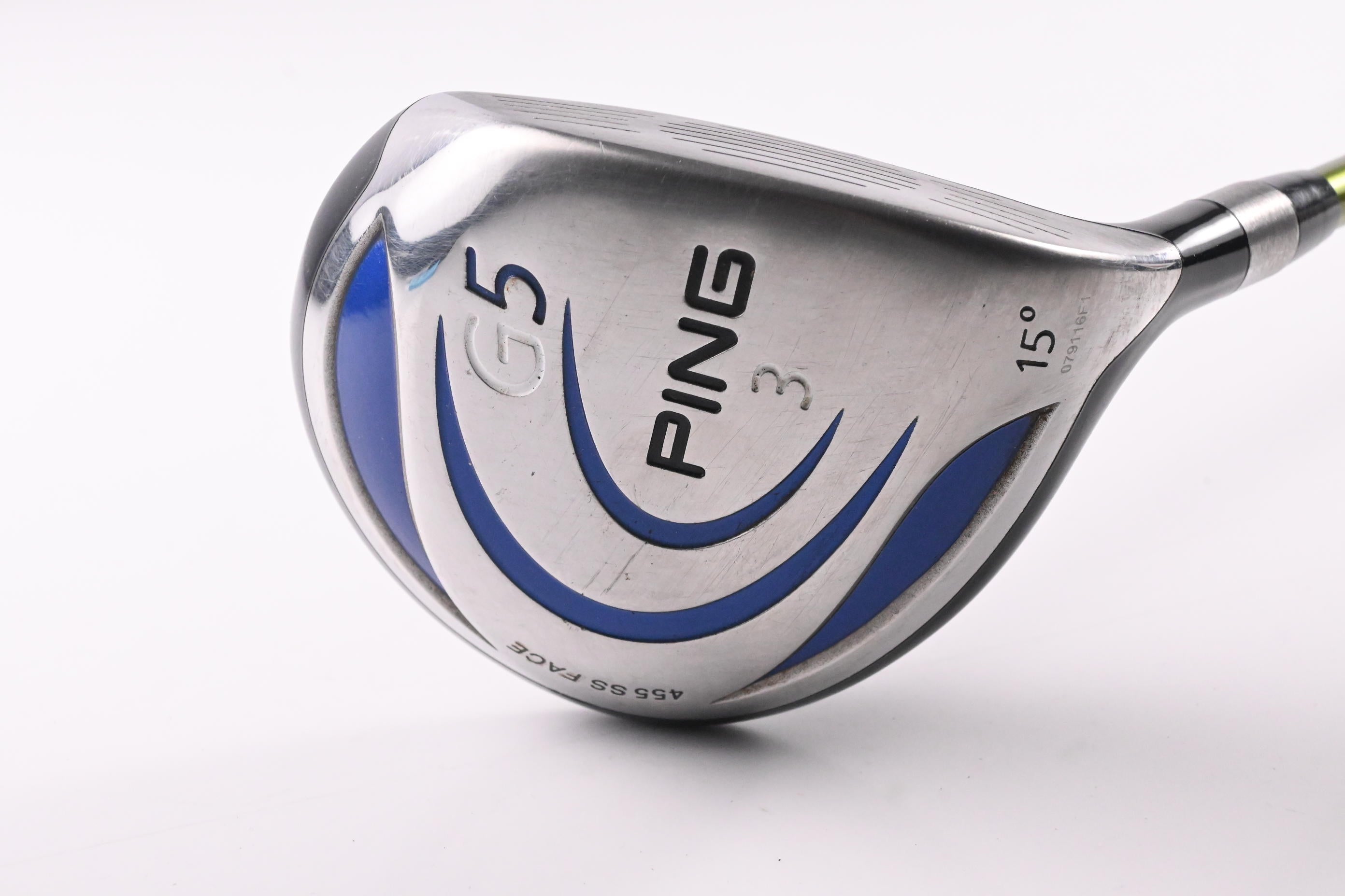 Ping G5 #3 Wood / 15 Degree / Stiff Flex Aldila NV Green 75 Shaft