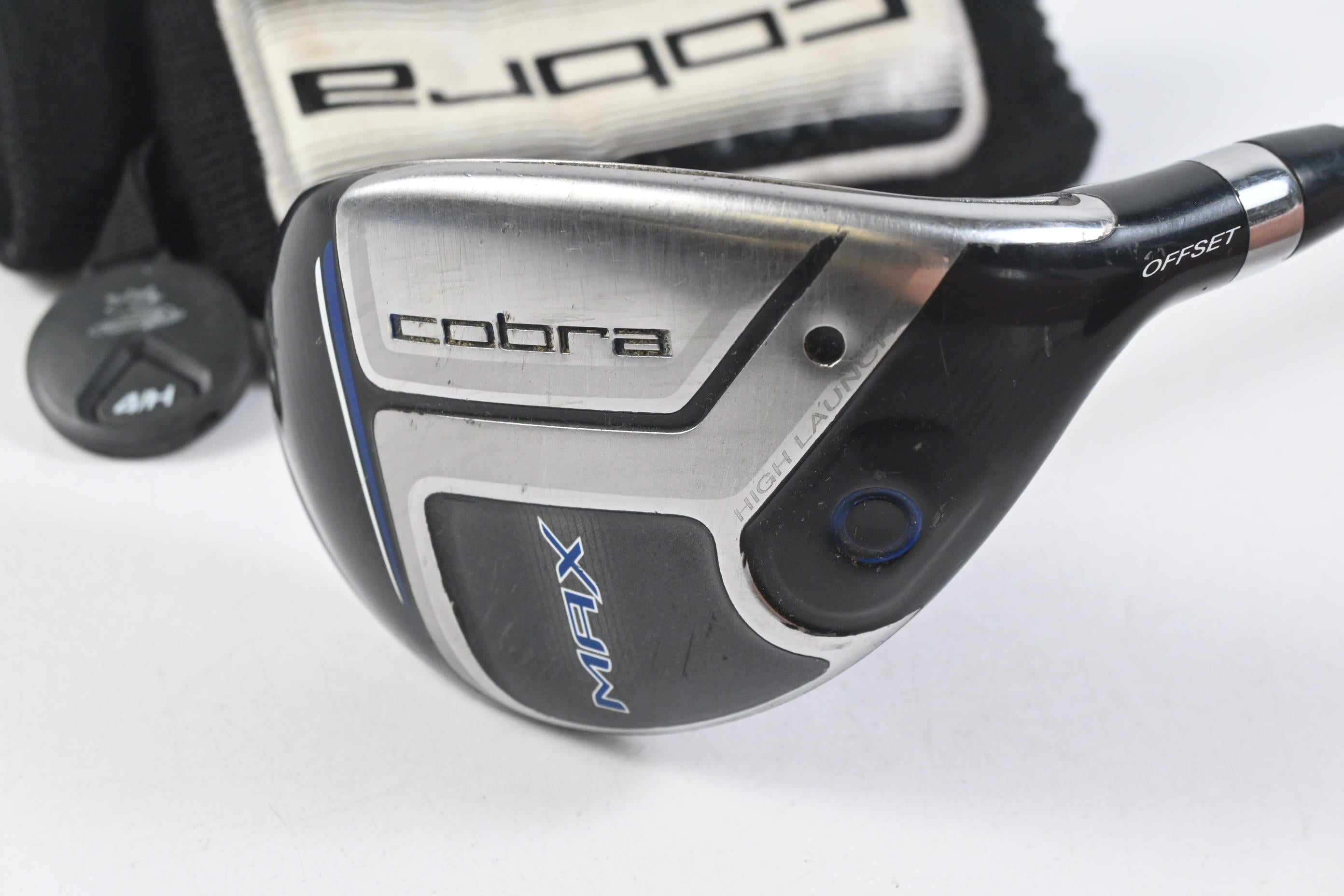 Cobra Max #4 Hybrid / 22 Degree / Senior Flex Matrix Ozik MFS White Tie X4 56