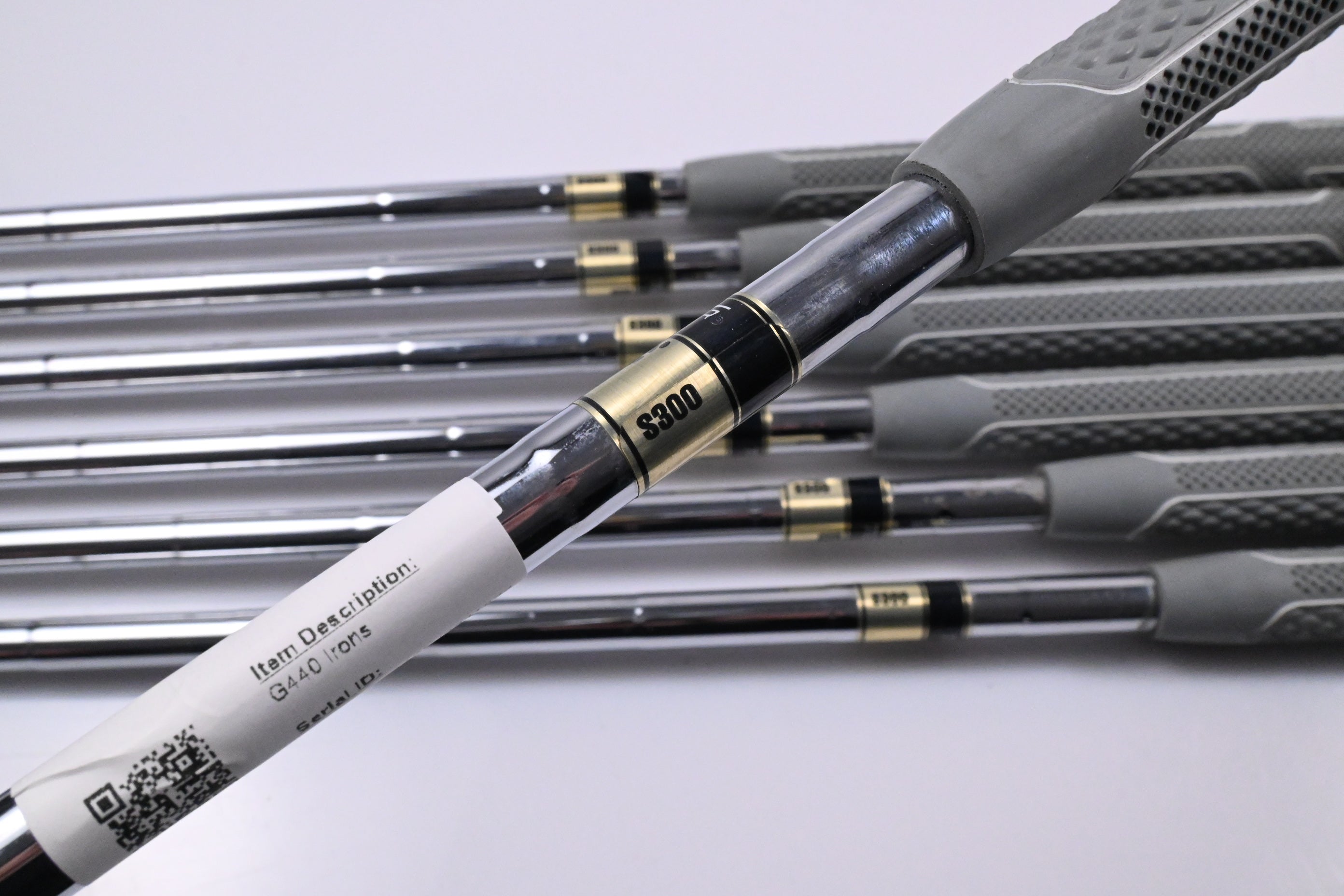 Ping G440 Irons / 4-PW / Black Dot / Stiff Flex Dynamic Gold S300 Shafts