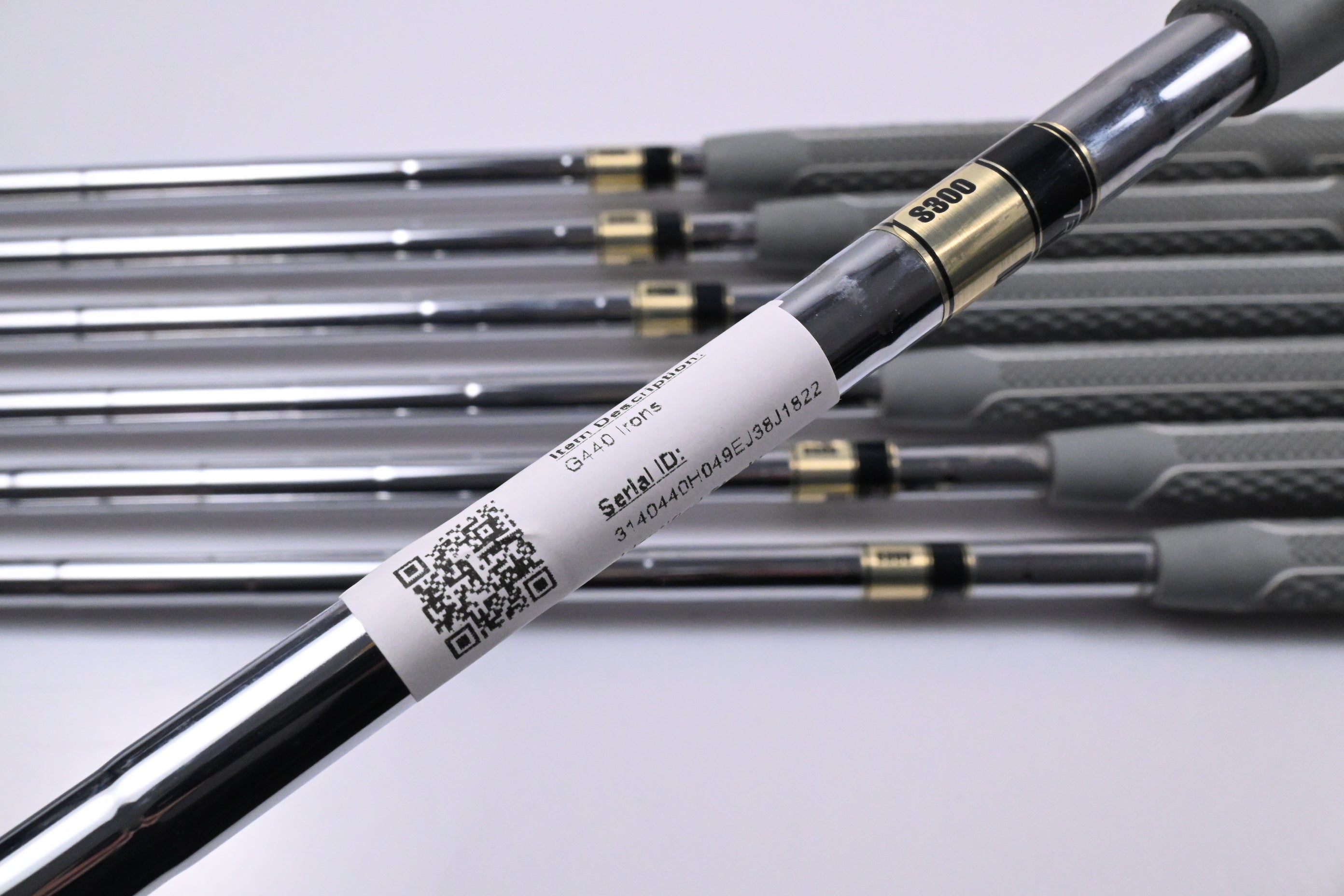 Ping G440 Irons / 4-PW / Black Dot / Stiff Flex Dynamic Gold S300 Shafts