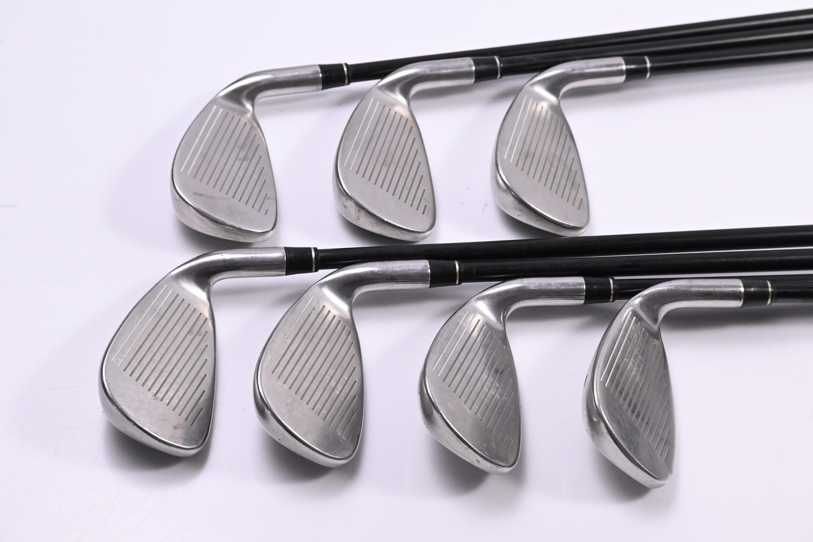 Left Hand Taylormade RAC OS Irons / 4-PW / Regular Flex Taylormade UG65 Shafts