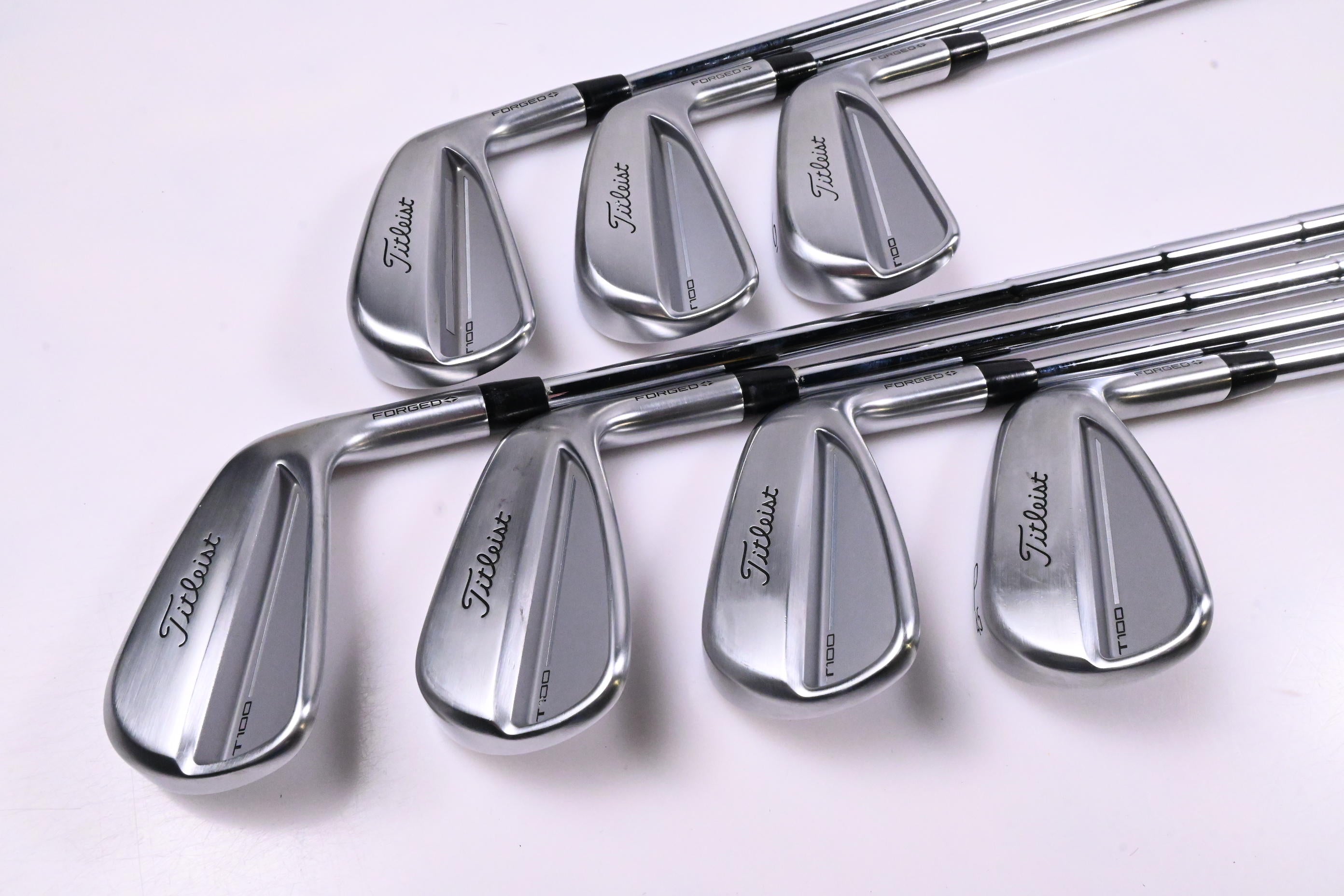 Titleist T100 2025 Irons / 4-PW / Stiff Flex AMT Silver Shafts