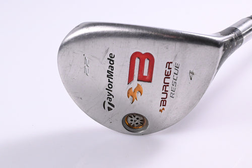 Taylormade Burner 2008 #4 Hybrid / 22 Degree / Regular Flex Burner REAX 60 Shaft