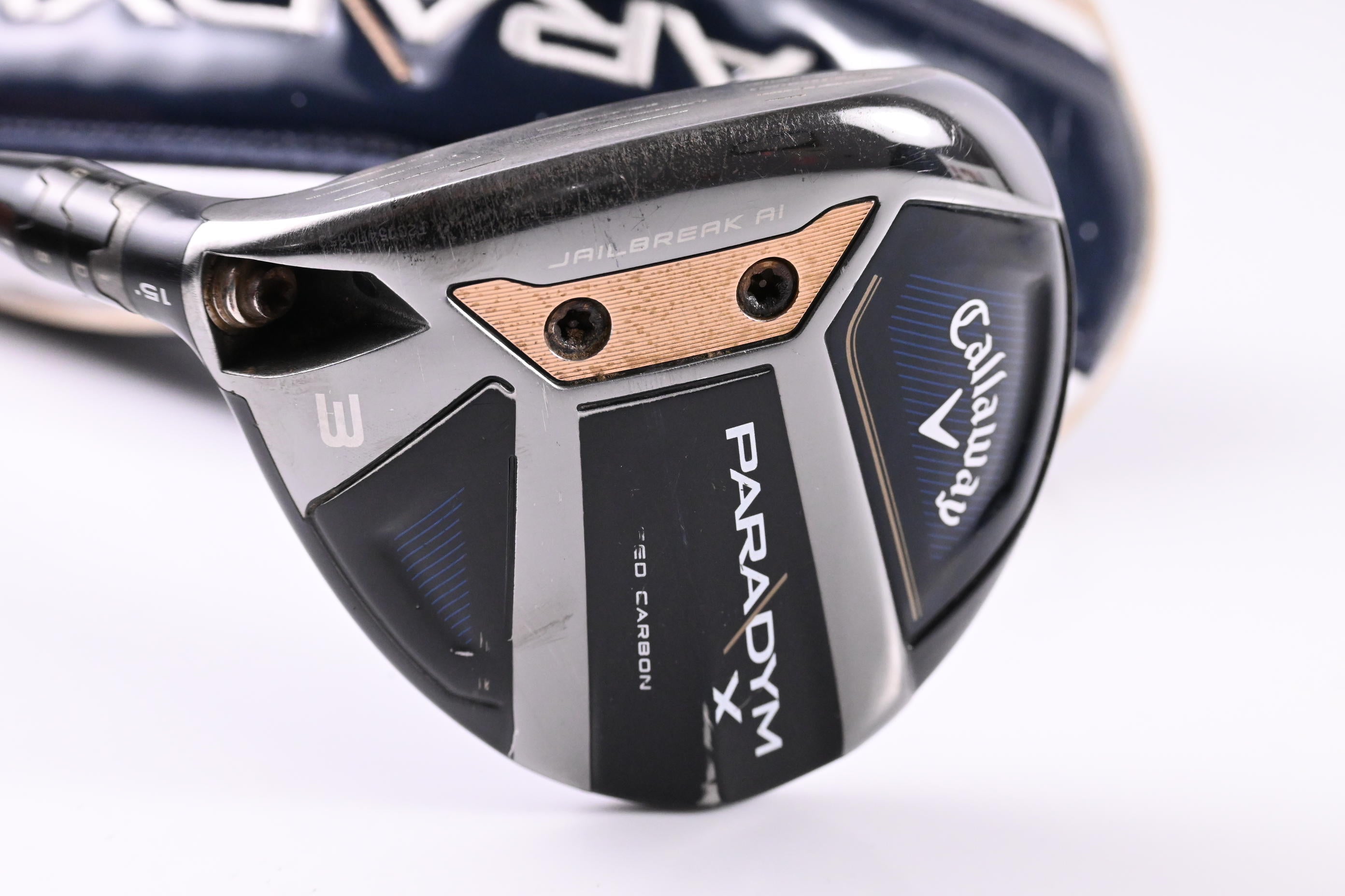 Left Hand Callaway Paradym X #3 Wood / 15 Degree / Regular Flex HZRDUS Silver 60
