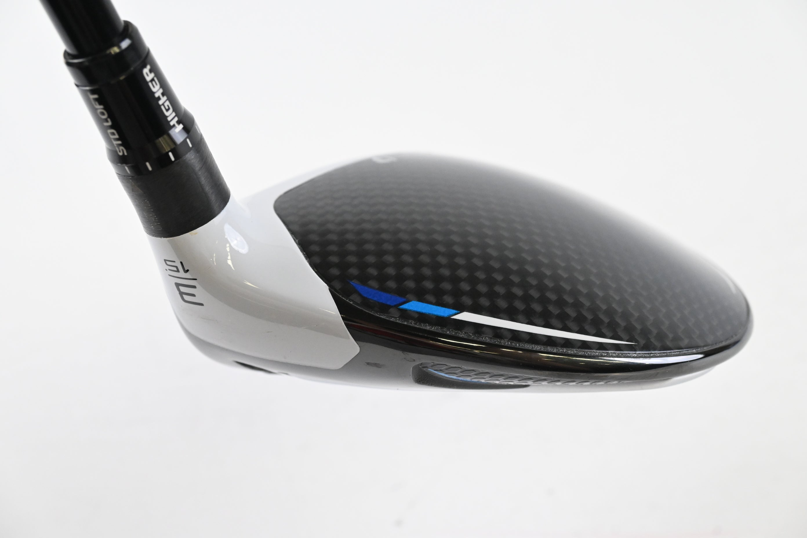 Taylormade SIM2 Ti #3 Wood / 15 Degree / Stiff Flex Tensei AV Raw Blue 65 Shaft