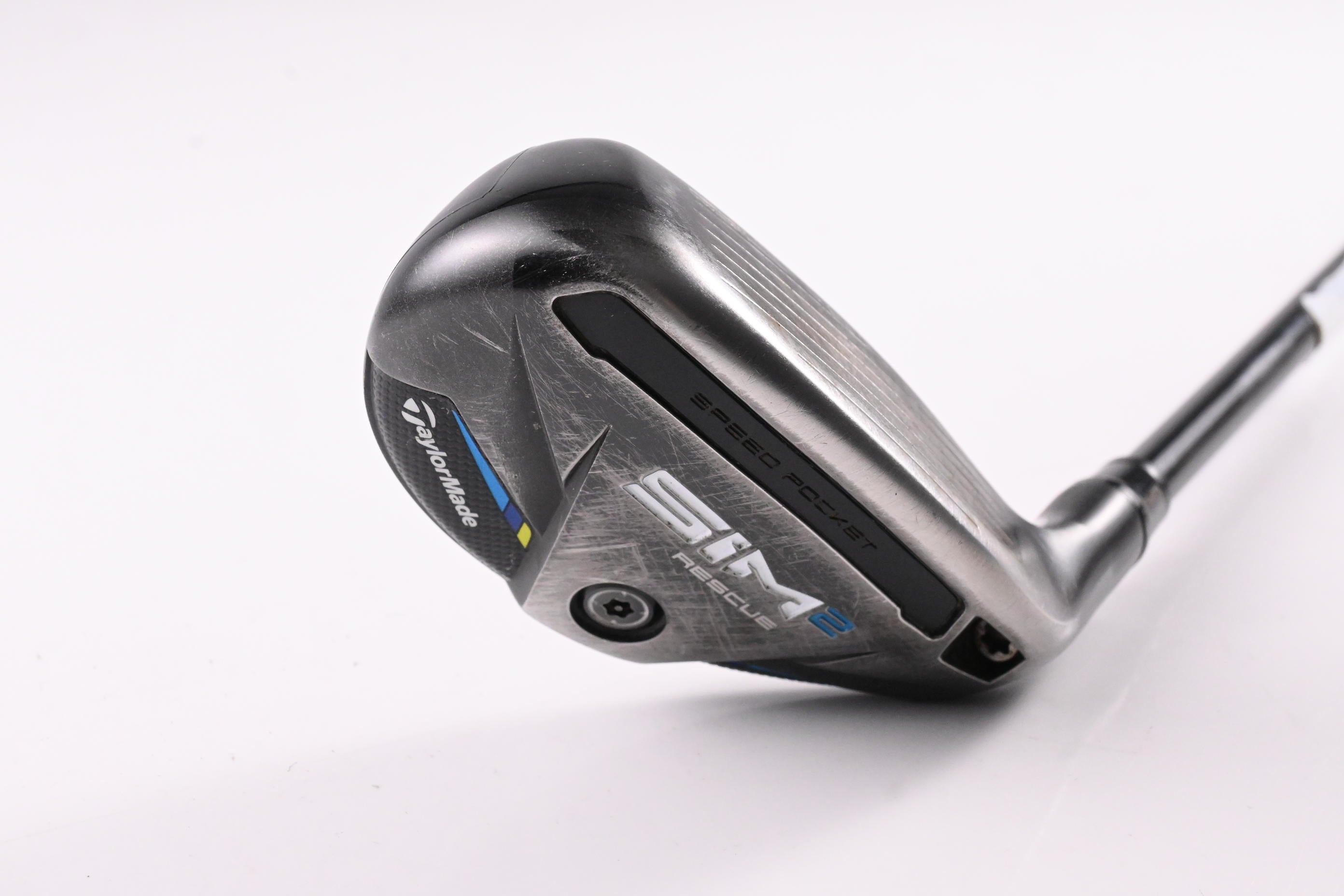 Taylormade SIM2 #3 Hybrid / 19.5 Degree / Stiff Flex Tensei AV Raw Blue 80 Shaft