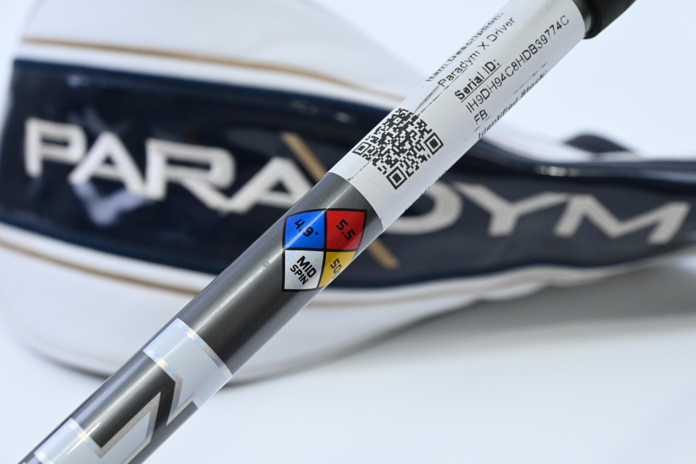 Callaway Paradym X Driver / 10.5 Degree / Regular Flex HZRDUS Gen4 Silver 50