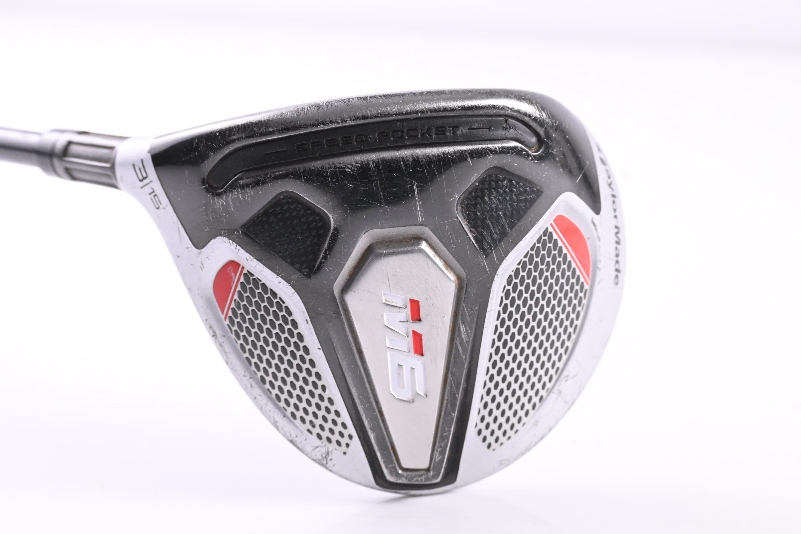 Left Hand Taylormade M6 #3 Wood / 15 Degree / Regular Flex Fujikura Atmos Orange