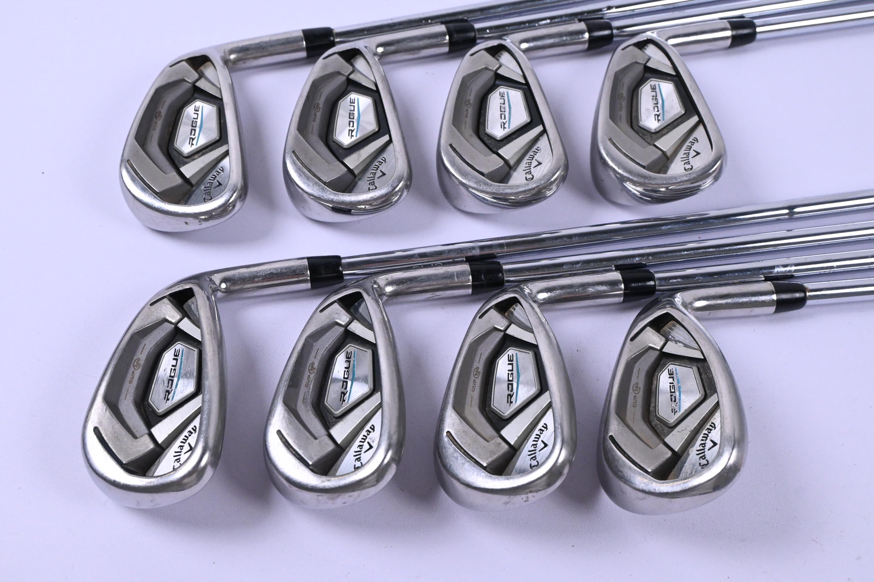 Callaway Rogue Irons / 4-PW+GW / Stiff Flex True Temper Elevate Tour Shafts