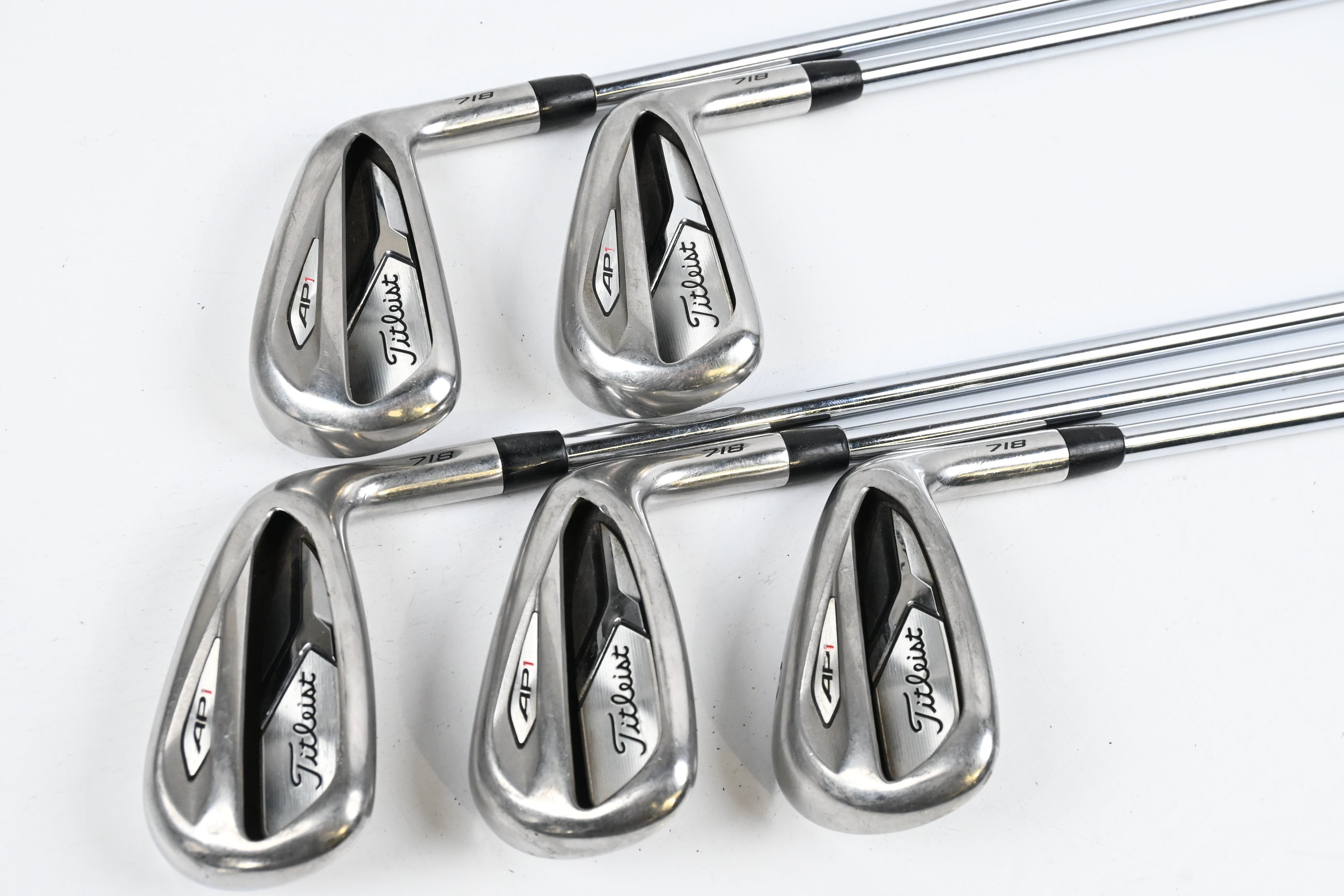 Titleist 718 AP1 Irons / 6-PW / Regular Flex AMT R300 Red Shafts