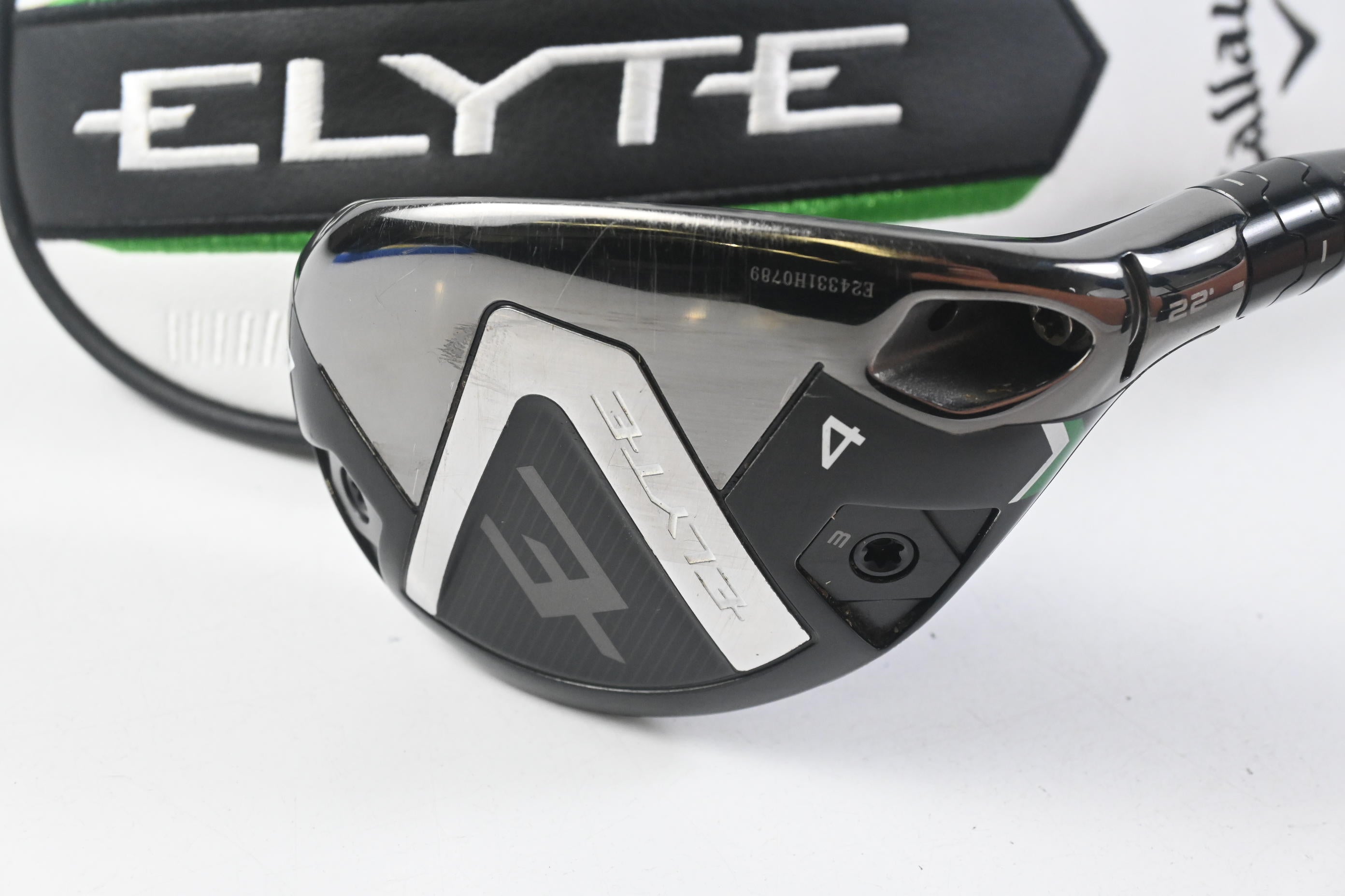 Callaway Elyte #4 Hybrid / 22 Degree / Senior Flex Vanquish 5 Shaft