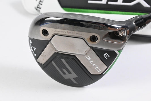 Callaway Elyte #3 Wood / 15 Degree / Stiff Flex Denali Black 70 Shaft