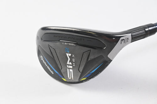 Taylormade SIM2 Max #3 Hybrid / 19 Degree / Stiff Flex Ventus Blue 7 Shaft