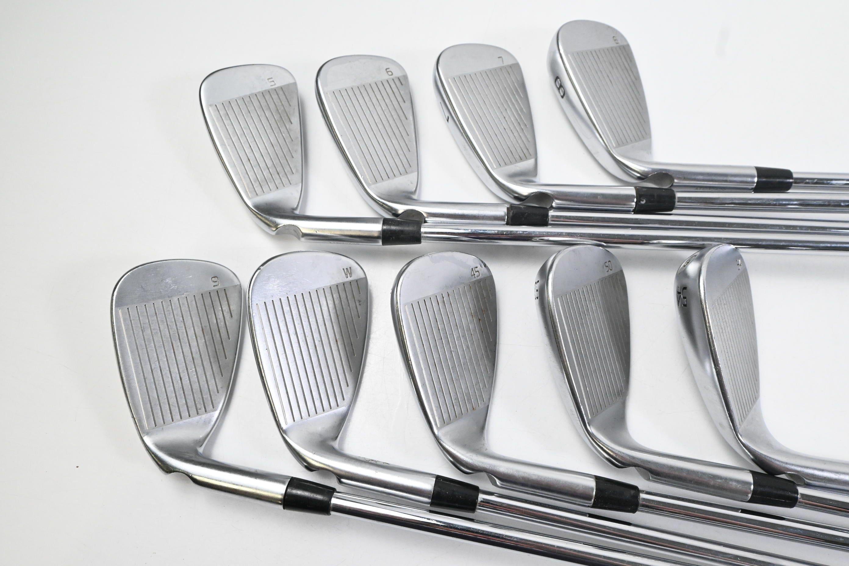 Ping G430 Irons / 5-PW+AW+GW+SW / Blue Dot / Regular Flex Ping AWT 2.0 Shafts