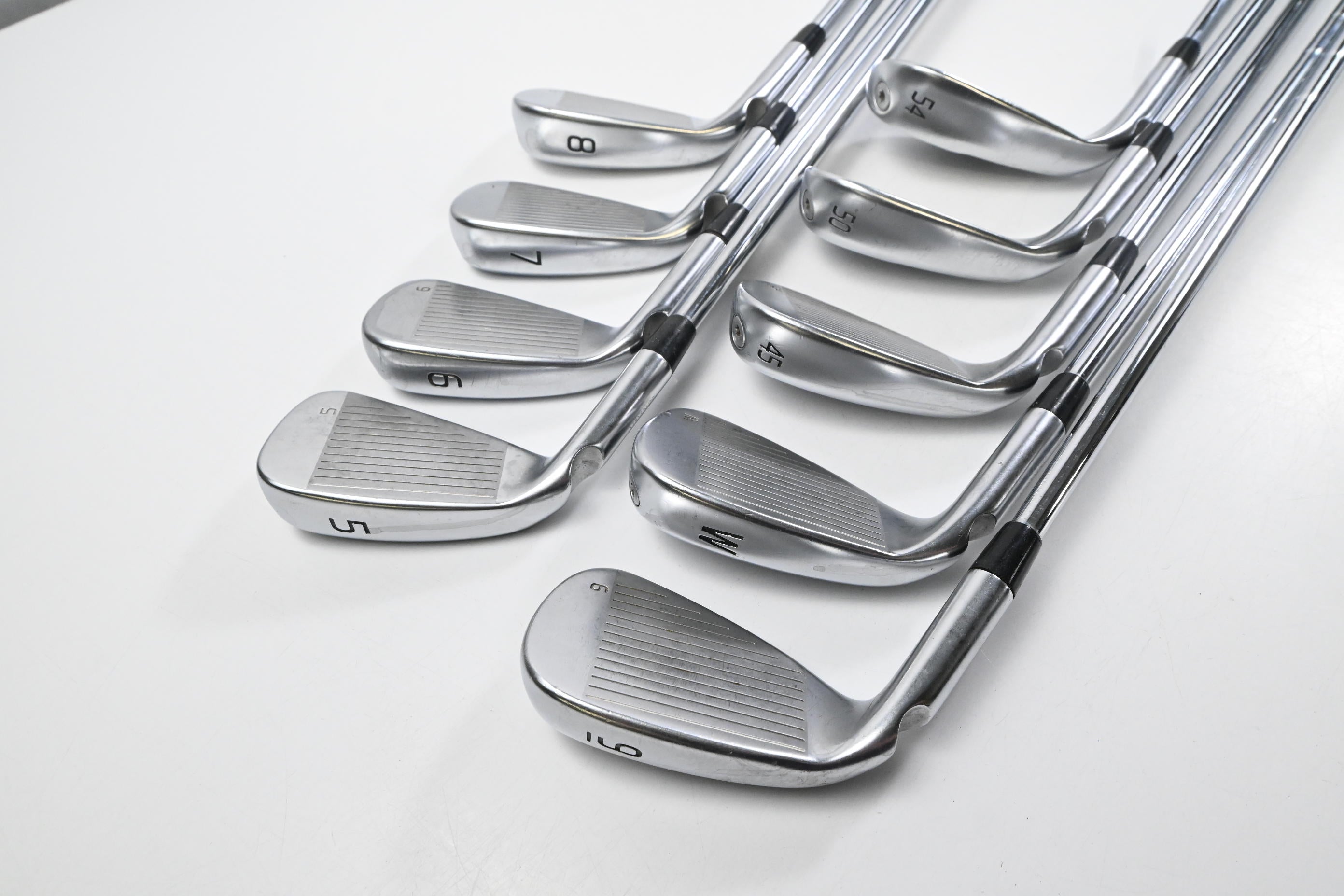 Ping G430 Irons / 5-PW+AW+GW+SW / Blue Dot / Regular Flex Ping AWT 2.0 Shafts