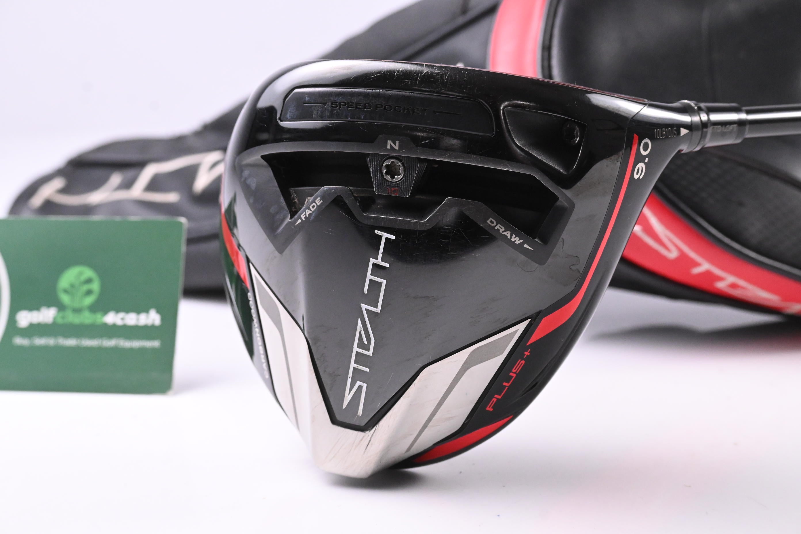 Taylormade Stealth Plus Driver / 9 Degree / Stiff Flex Hzrdus Smoke Black RDX 70