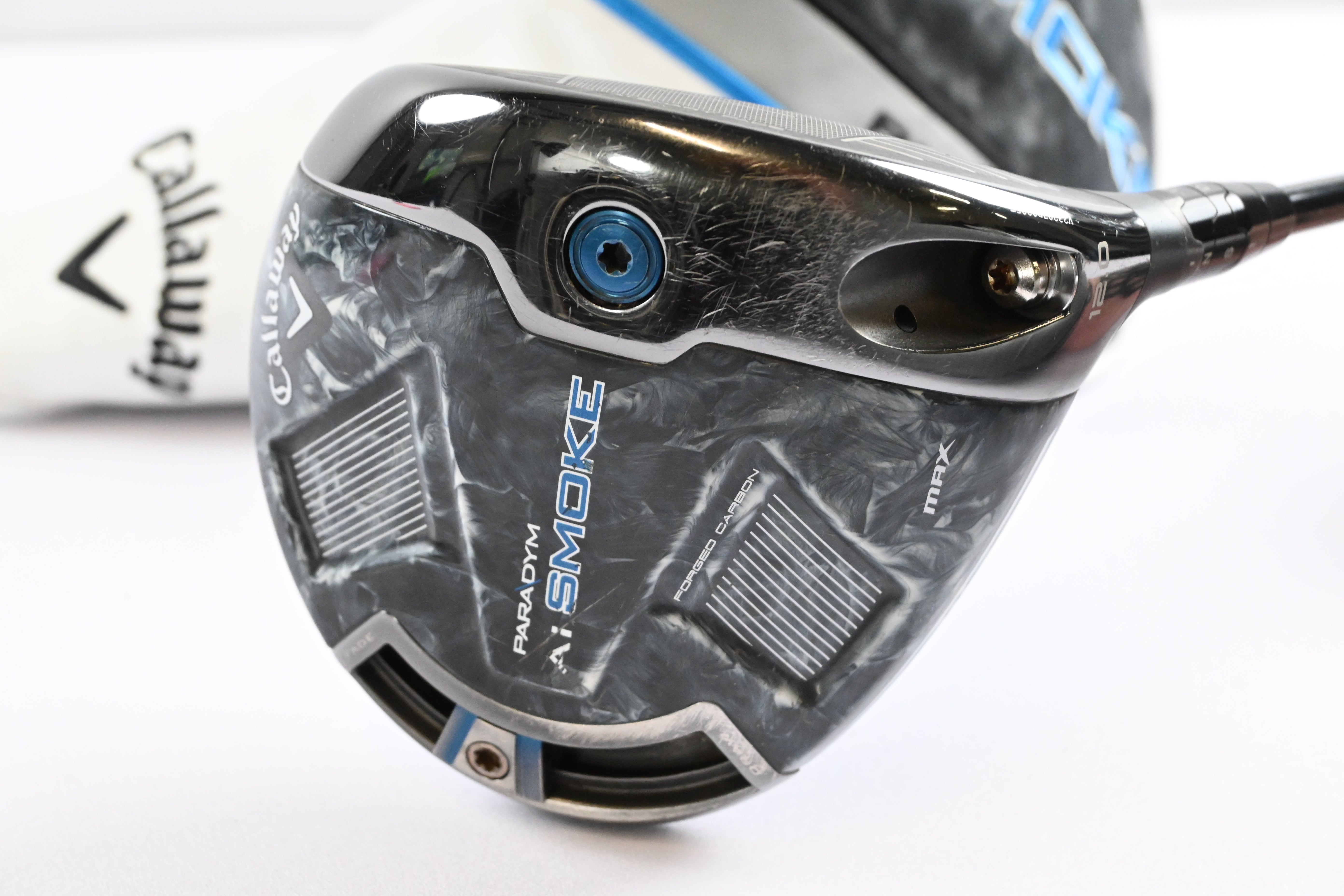 Callaway Paradym Ai Smoke Max Driver / 12 Degree / Stiff Flex Kai'li White 60