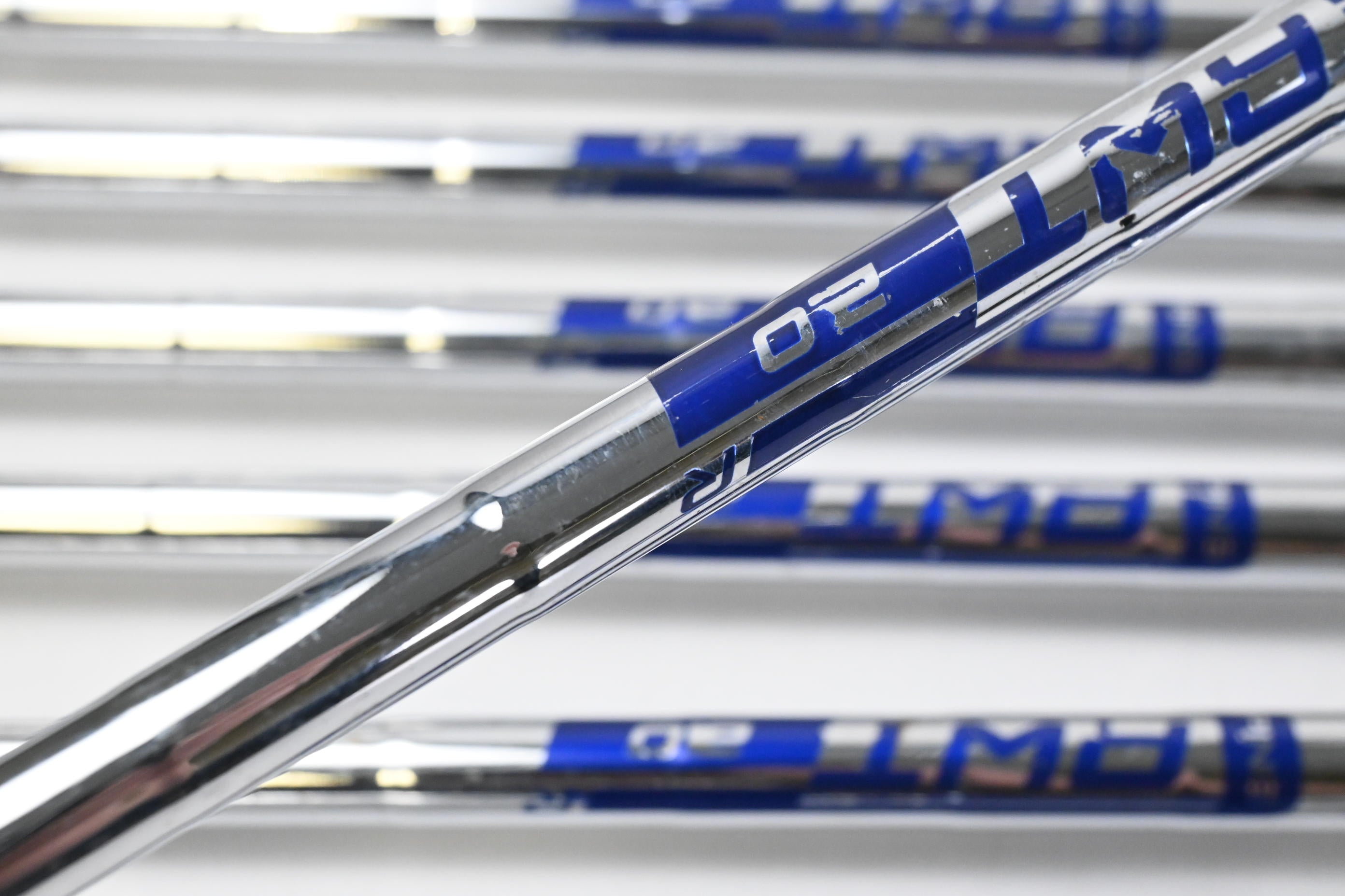 Ping G430 Irons / 5-PW+AW+GW+SW / Blue Dot / Regular Flex Ping AWT 2.0 Shafts