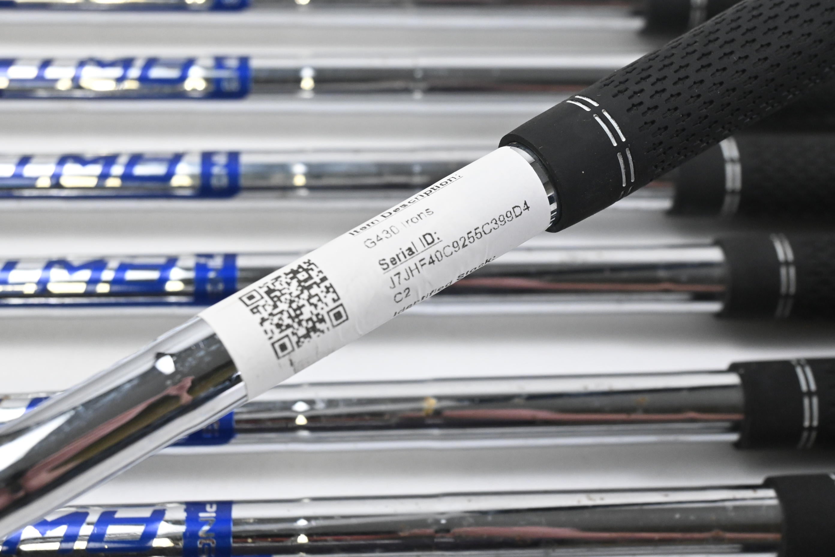 Ping G430 Irons / 5-PW+AW+GW+SW / Blue Dot / Regular Flex Ping AWT 2.0 Shafts